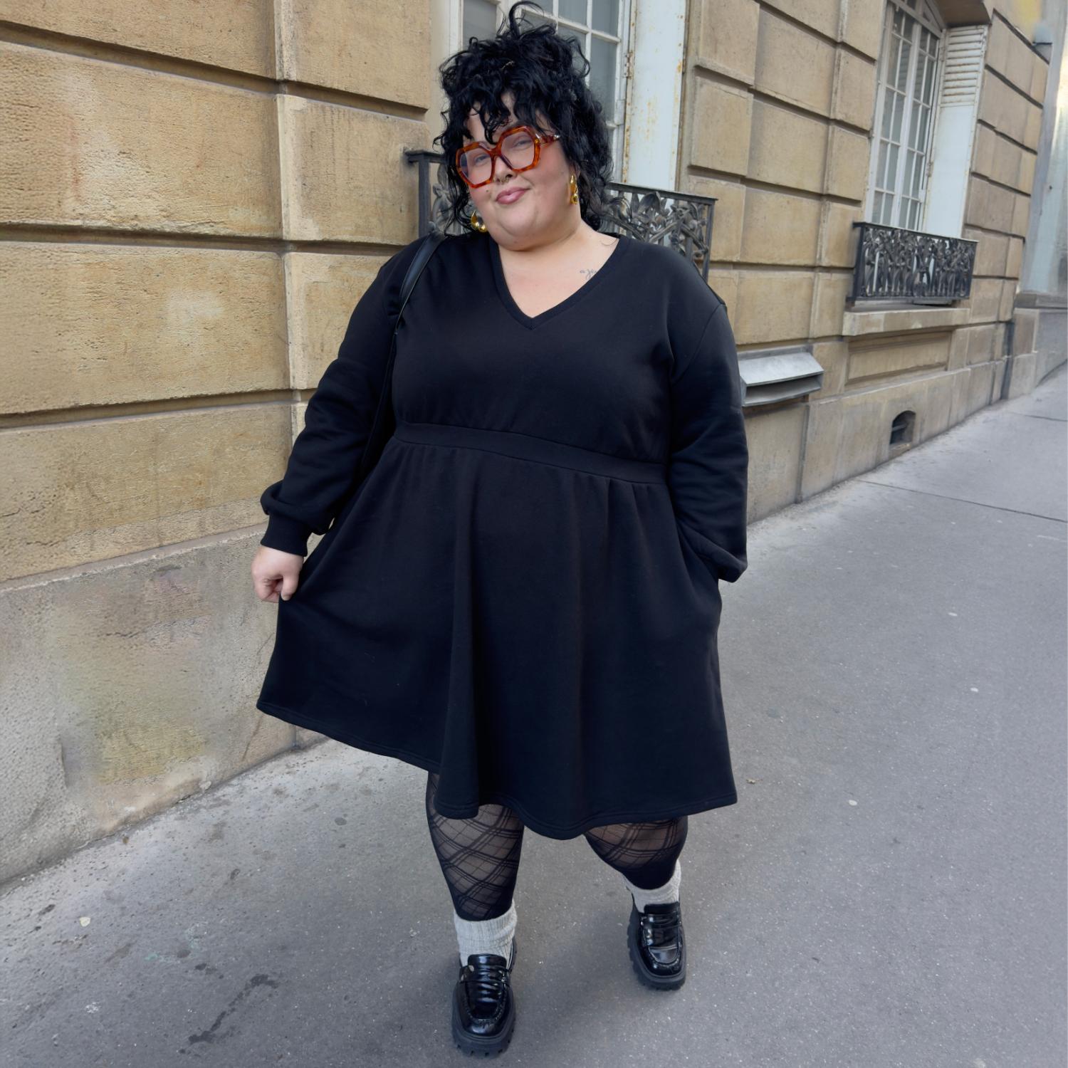 The Bibi Dress - Black - H (24-26) The Bibi Dress - Black - H (24-26)