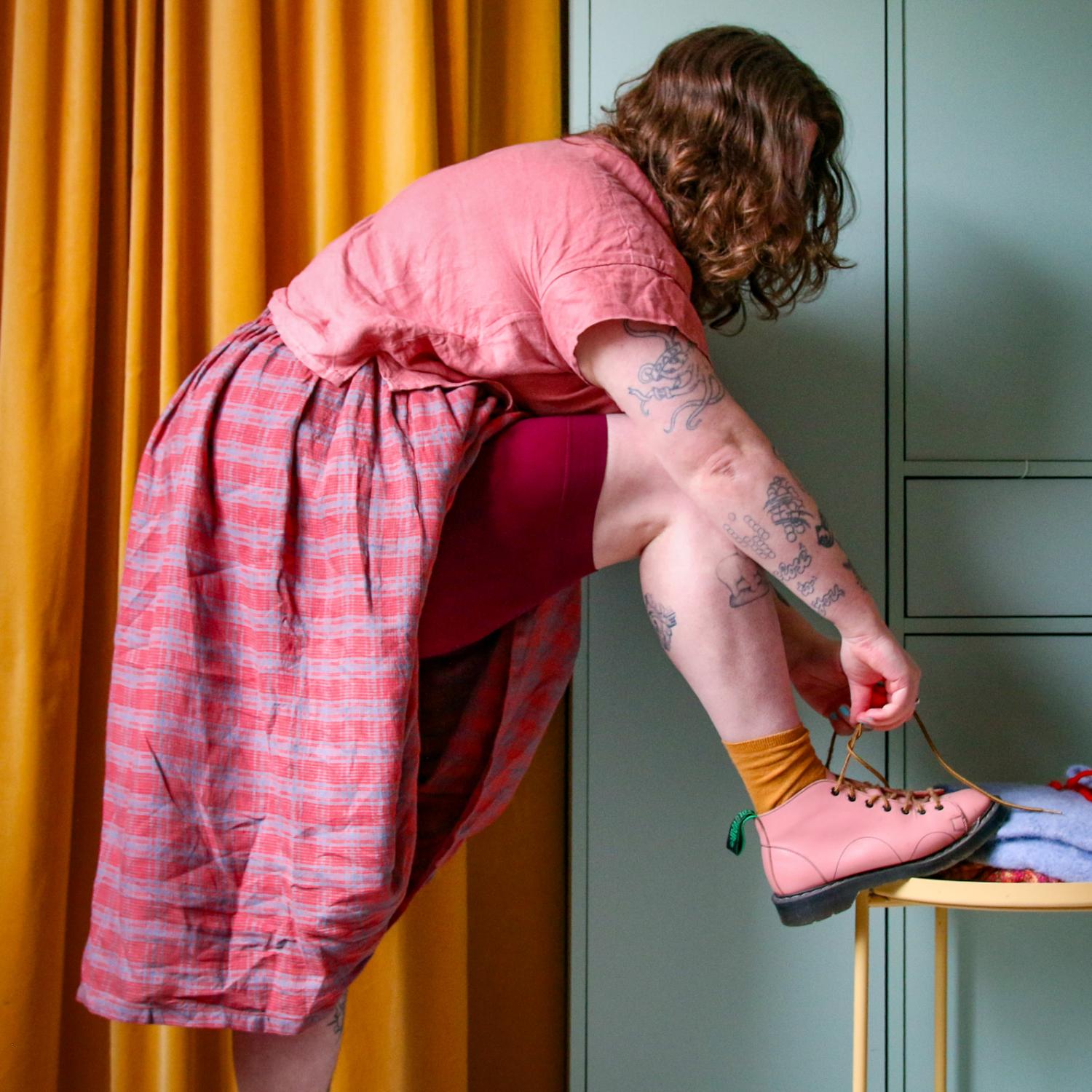 Stay Cool Chub Rub Shorts - Cherry