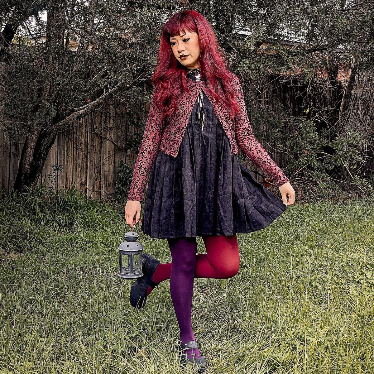 Duo Tights - Plurgundy