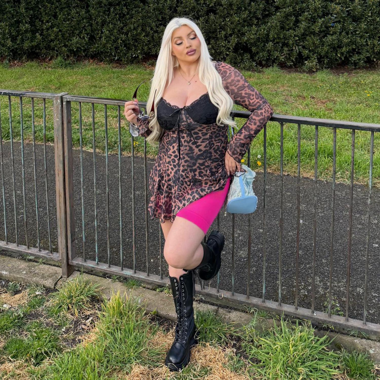 Stay Cool Chub Rub Shorts - Pink Peacock