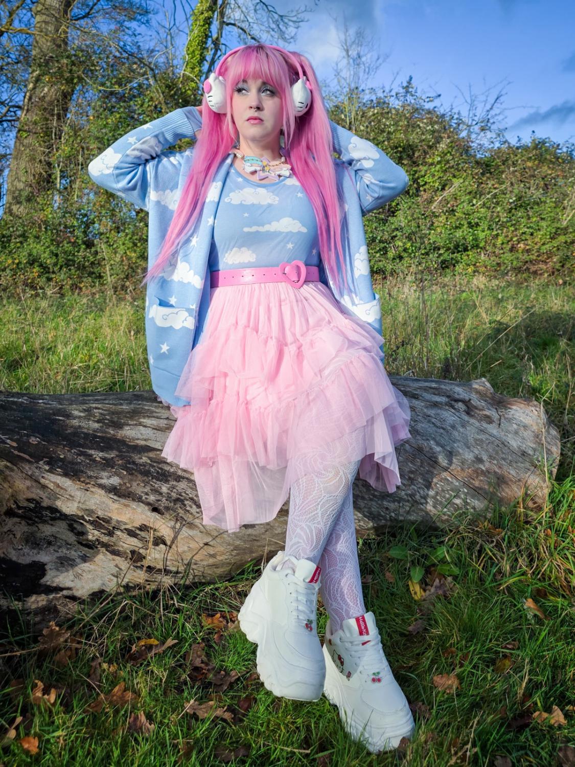 Cotton Rich Cardigan - Cloud