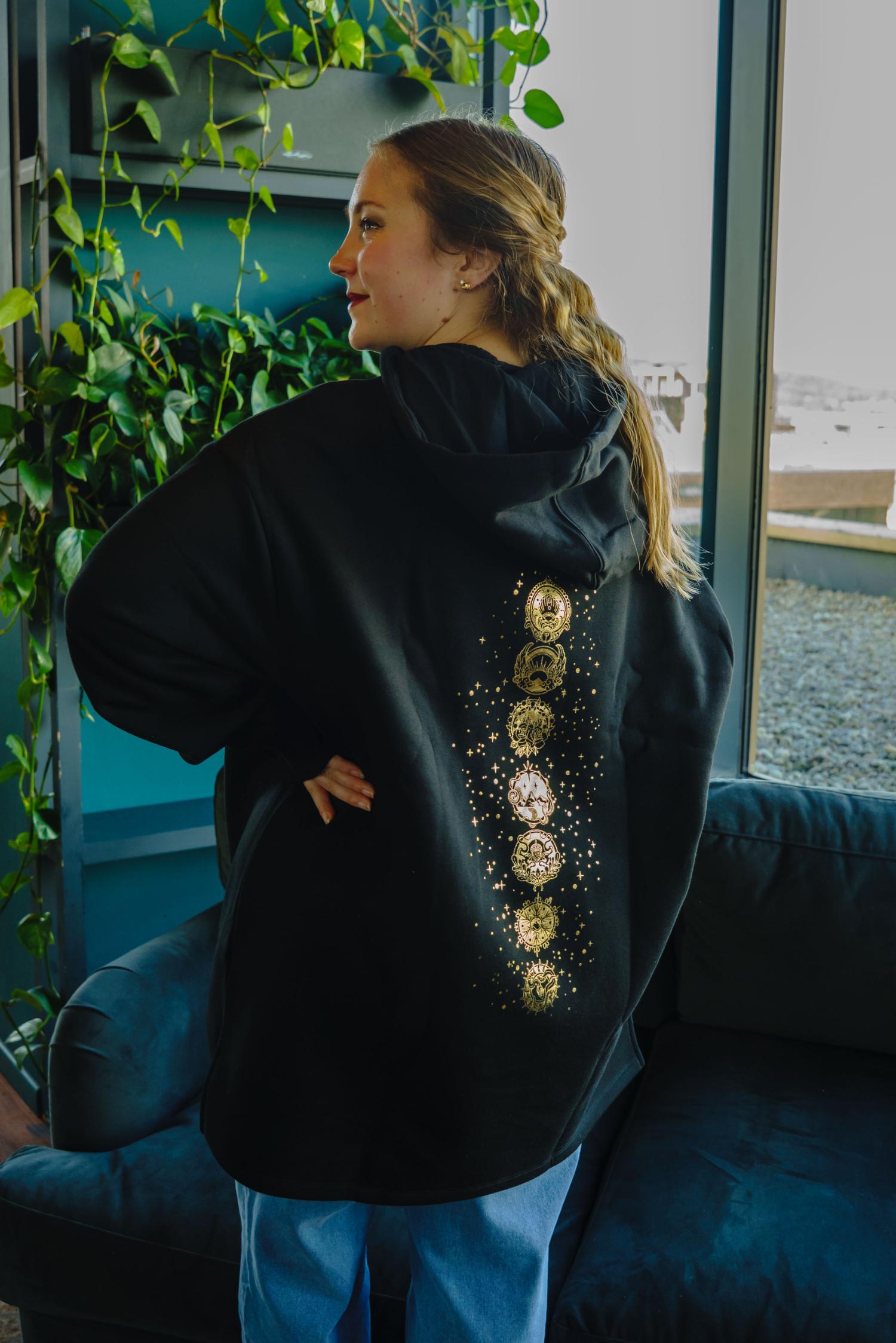 ACOTAR Longline Hoodie - 7 Courts V2