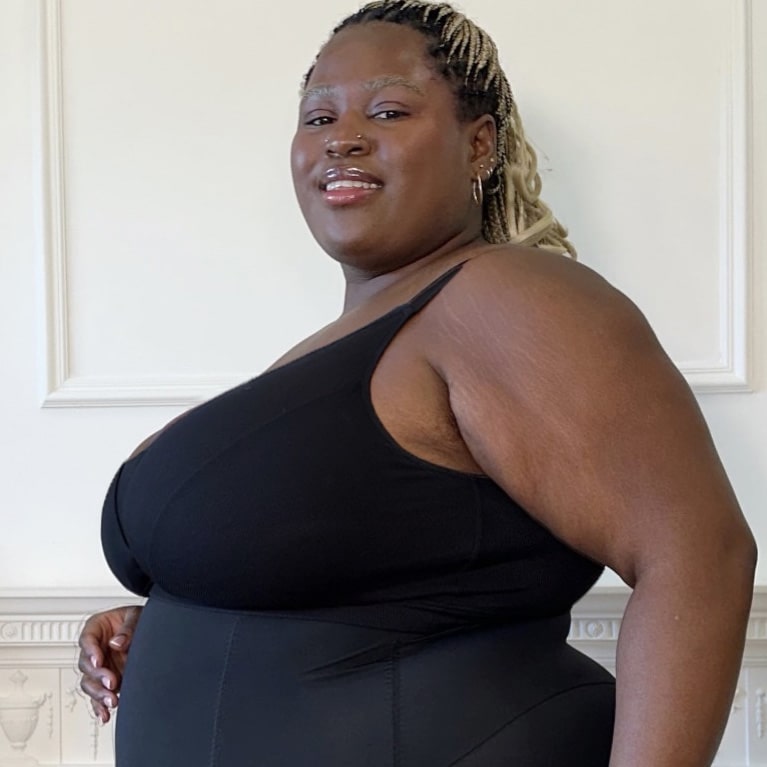 Everyday Ribbed Bra - Black - Tights & Clothes In Sizes 1-34