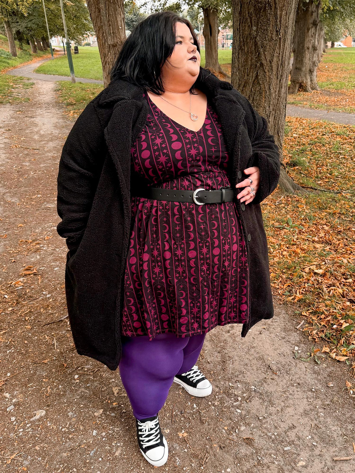 Super Opaque 120 Den Tights - Fancy Darkness