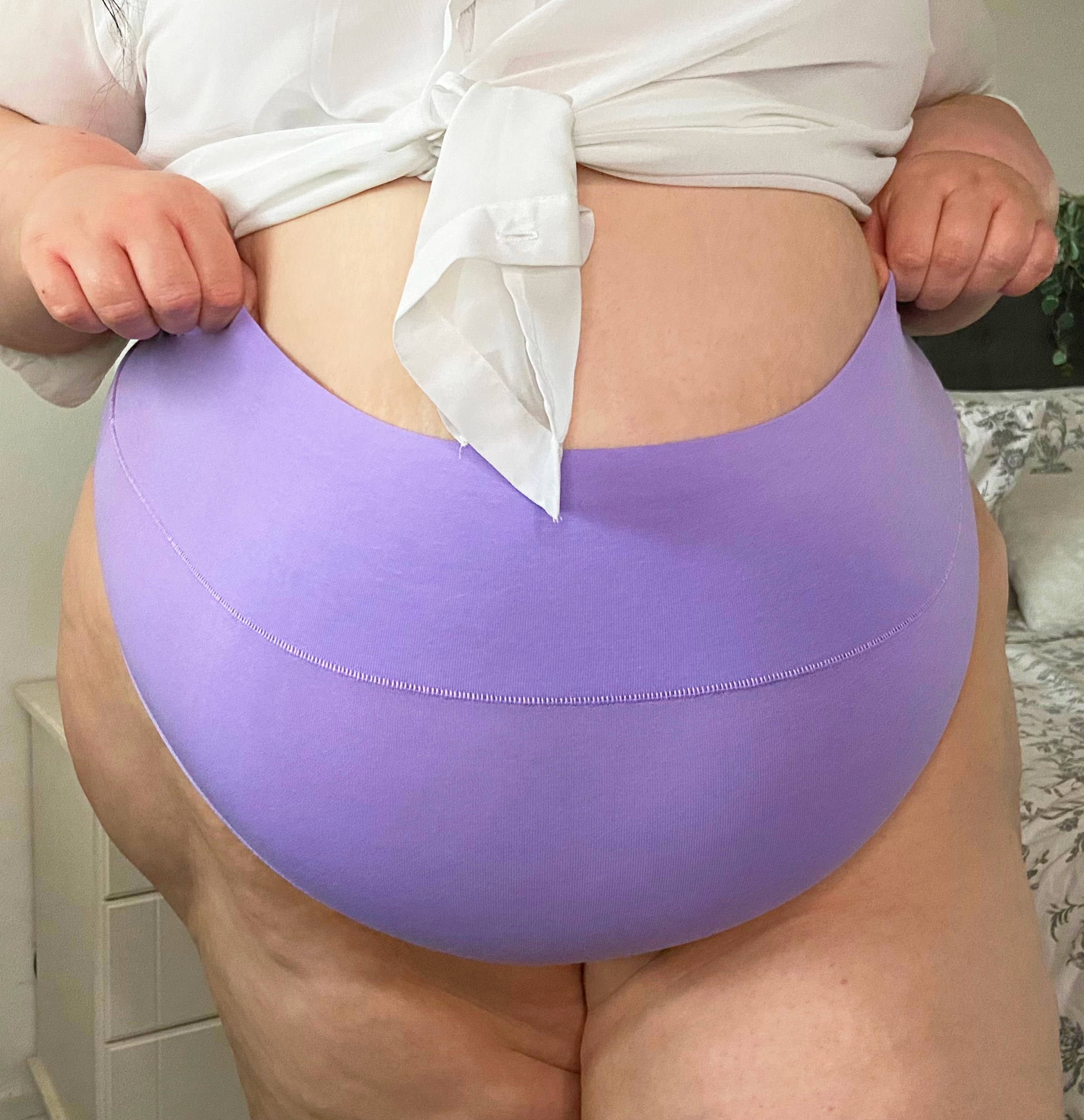 Cheeky High Leg Panties - Suffragette Purple - Snag – Snag US