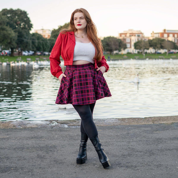 ANDMARY】Nina flare mini skirt