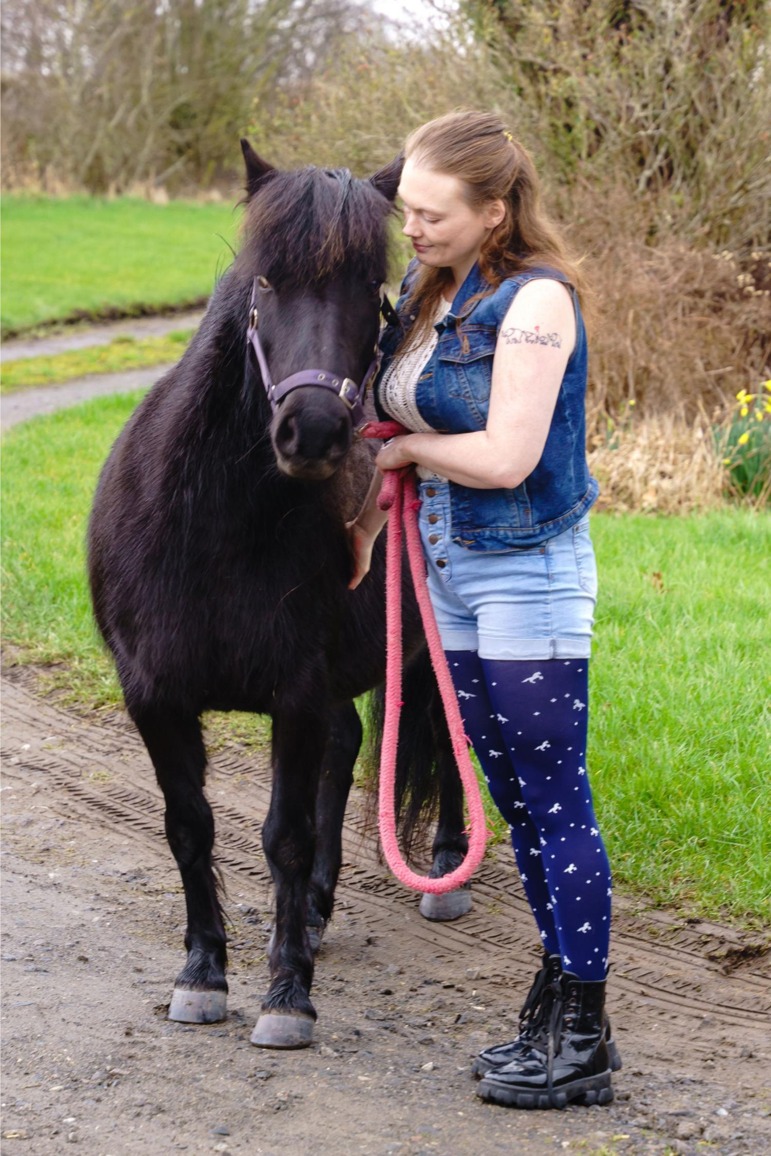 Opaque Tights - Dinky Horses