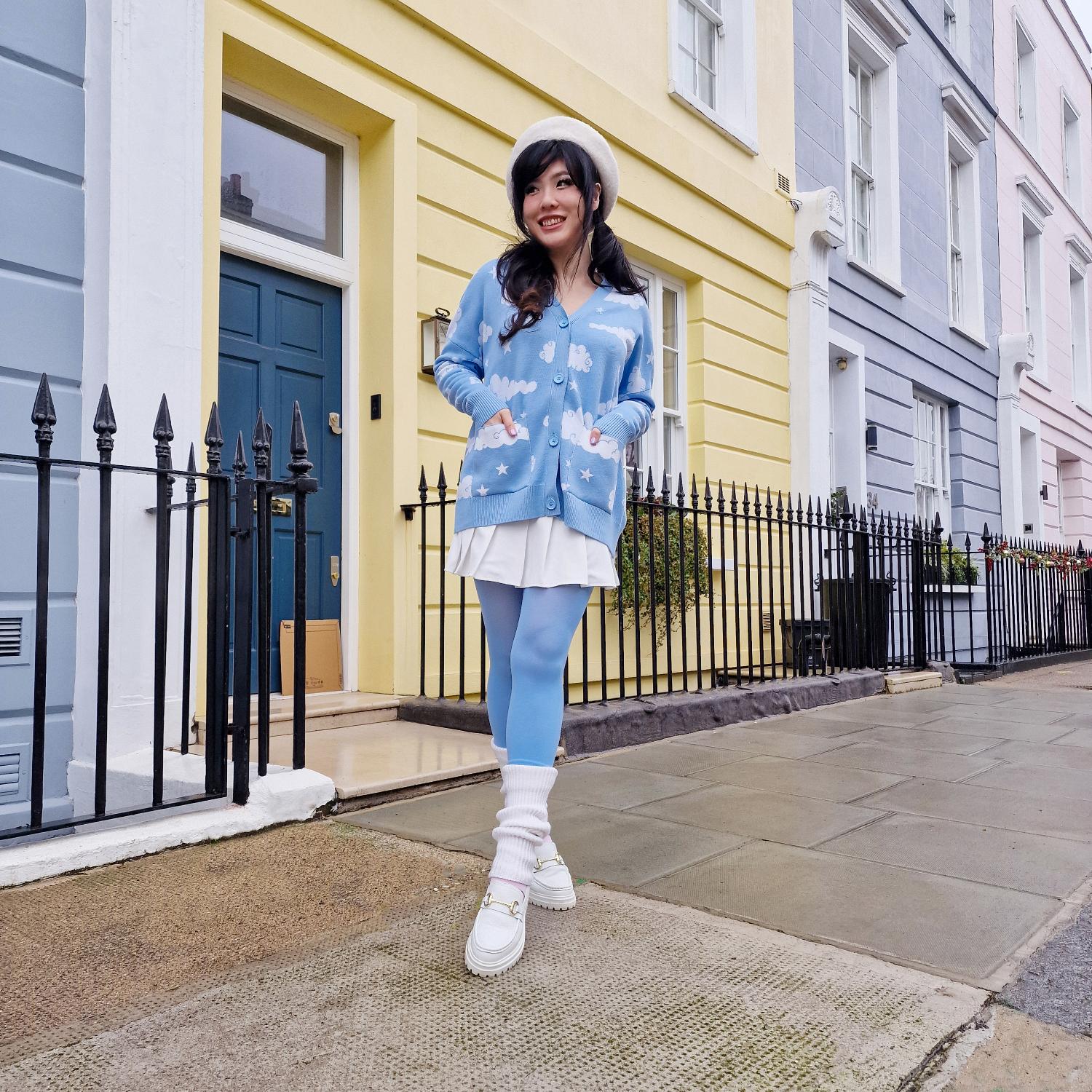 Cotton Rich Cardigan - Cloud