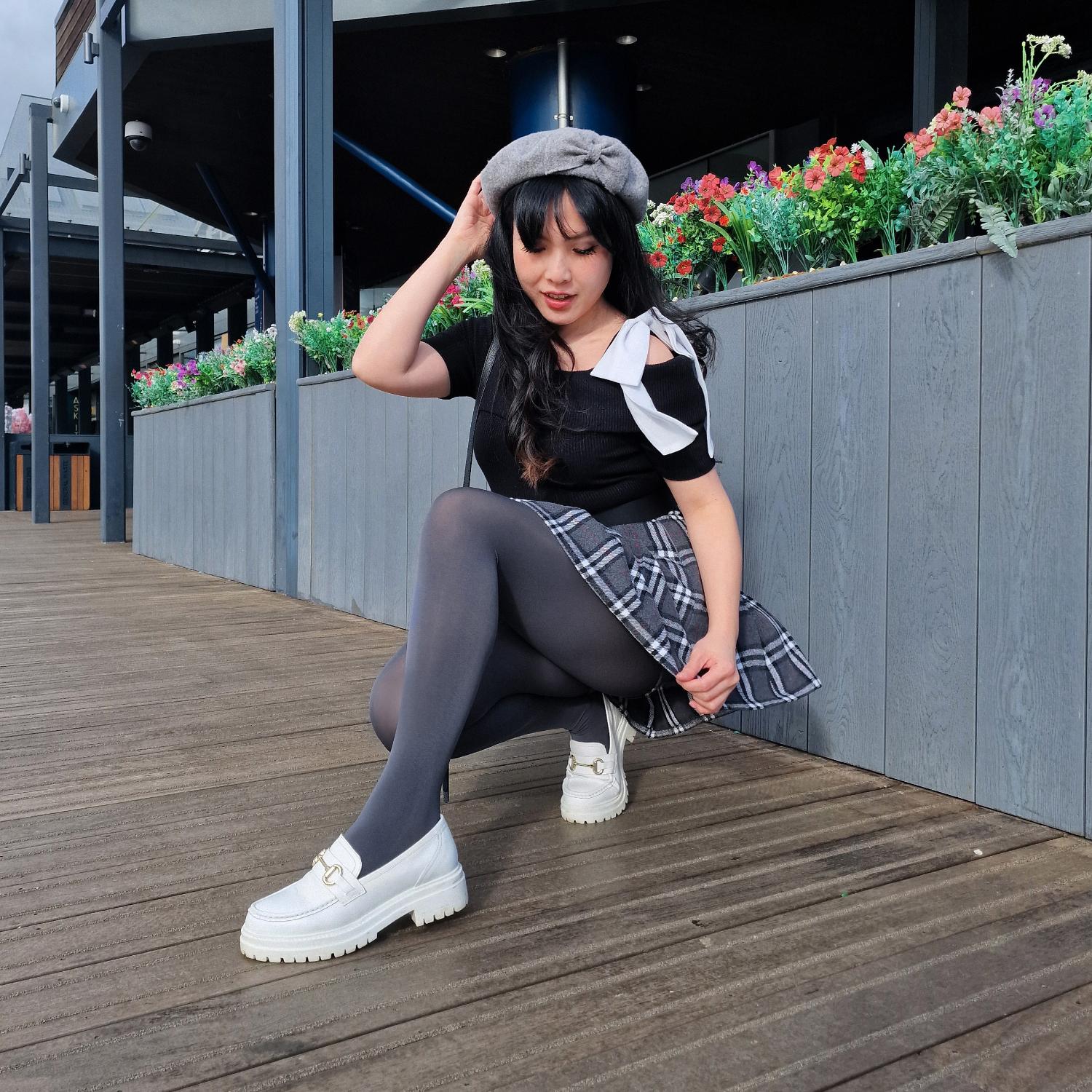 Cooling Tights - 80 Denier | Grey Tights | Snag – Snag US