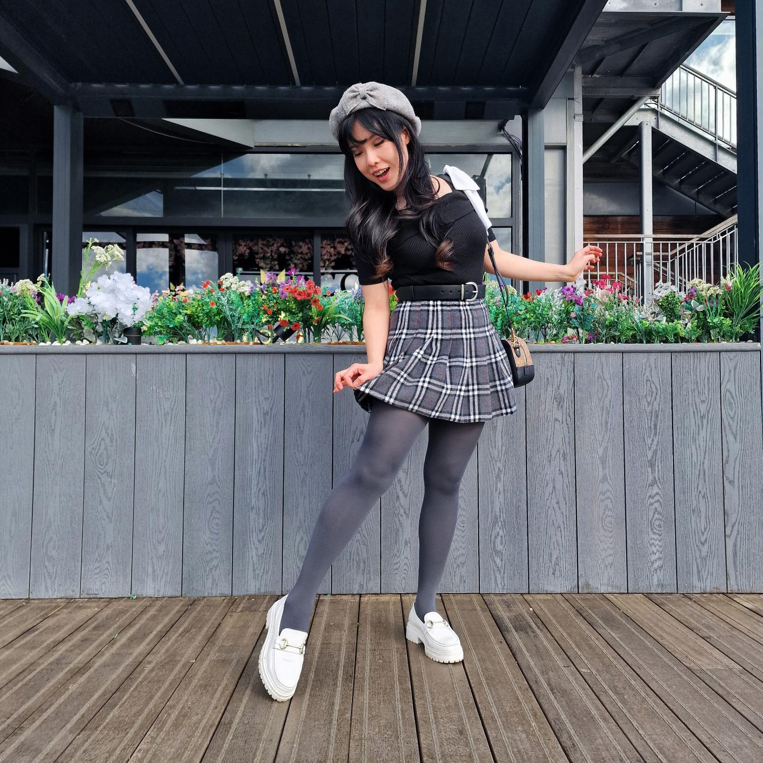 Cooling Tights - 80 Denier | Grey Tights | Snag – Snag US