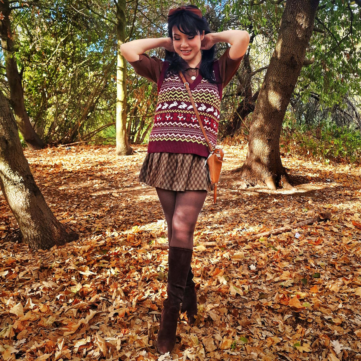 Fair Isle Vest - Woodland Adventure - Multi Color
