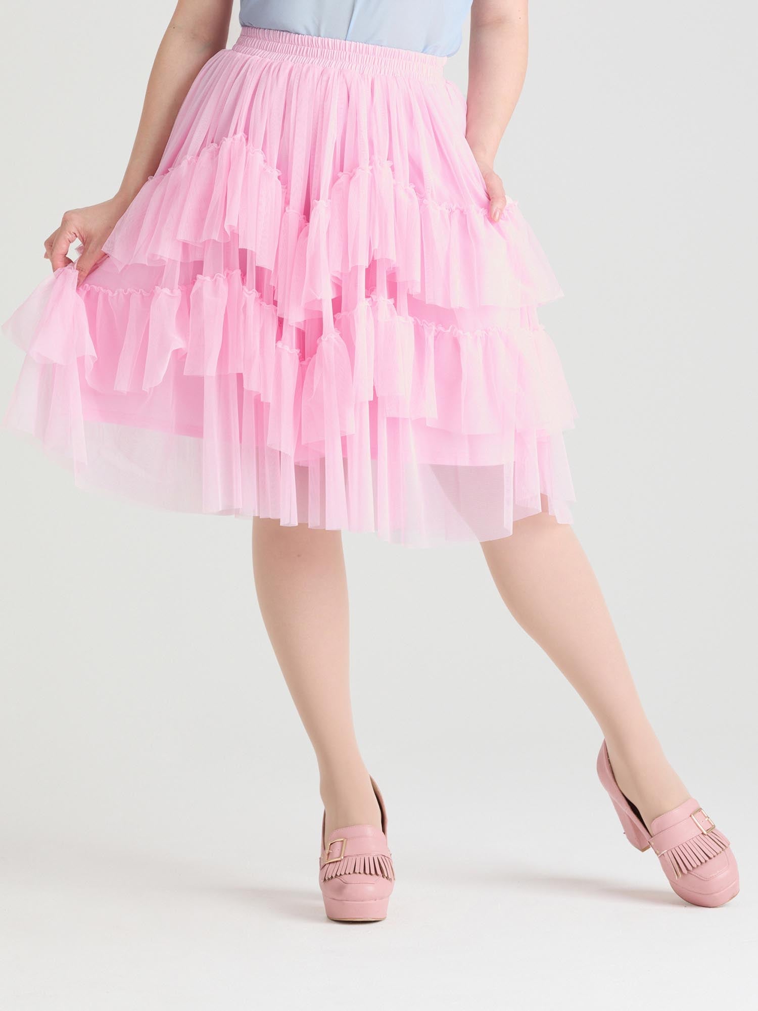 muguet spangle mini skirt pink Mサイズ muguet spangle mini skirt pink Mサイズ