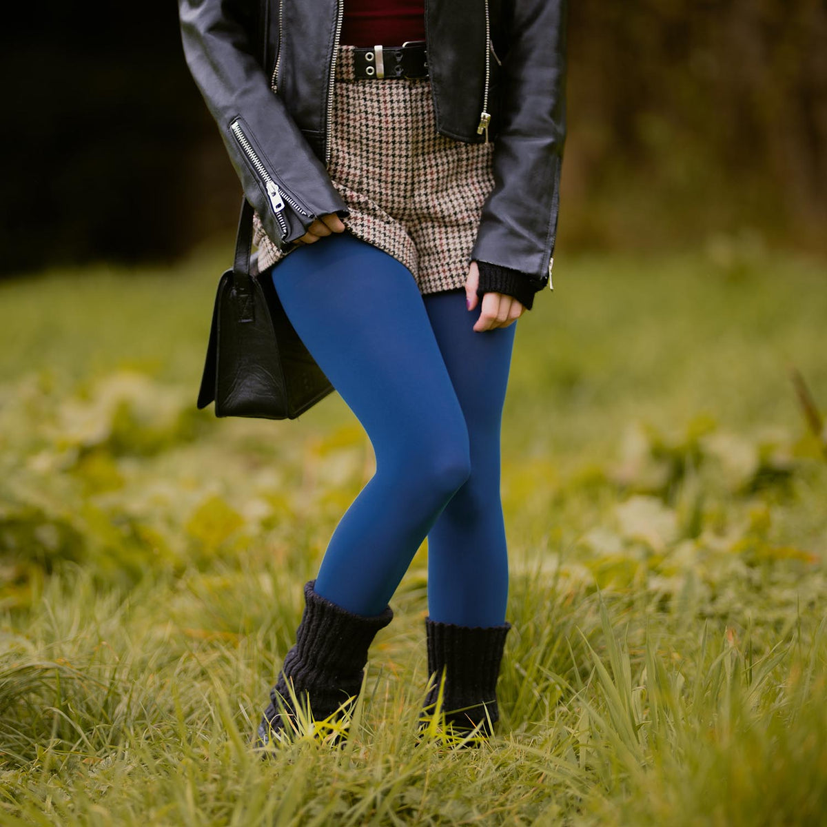 Super Opaque 120 Den Tights - Kraken's Breath