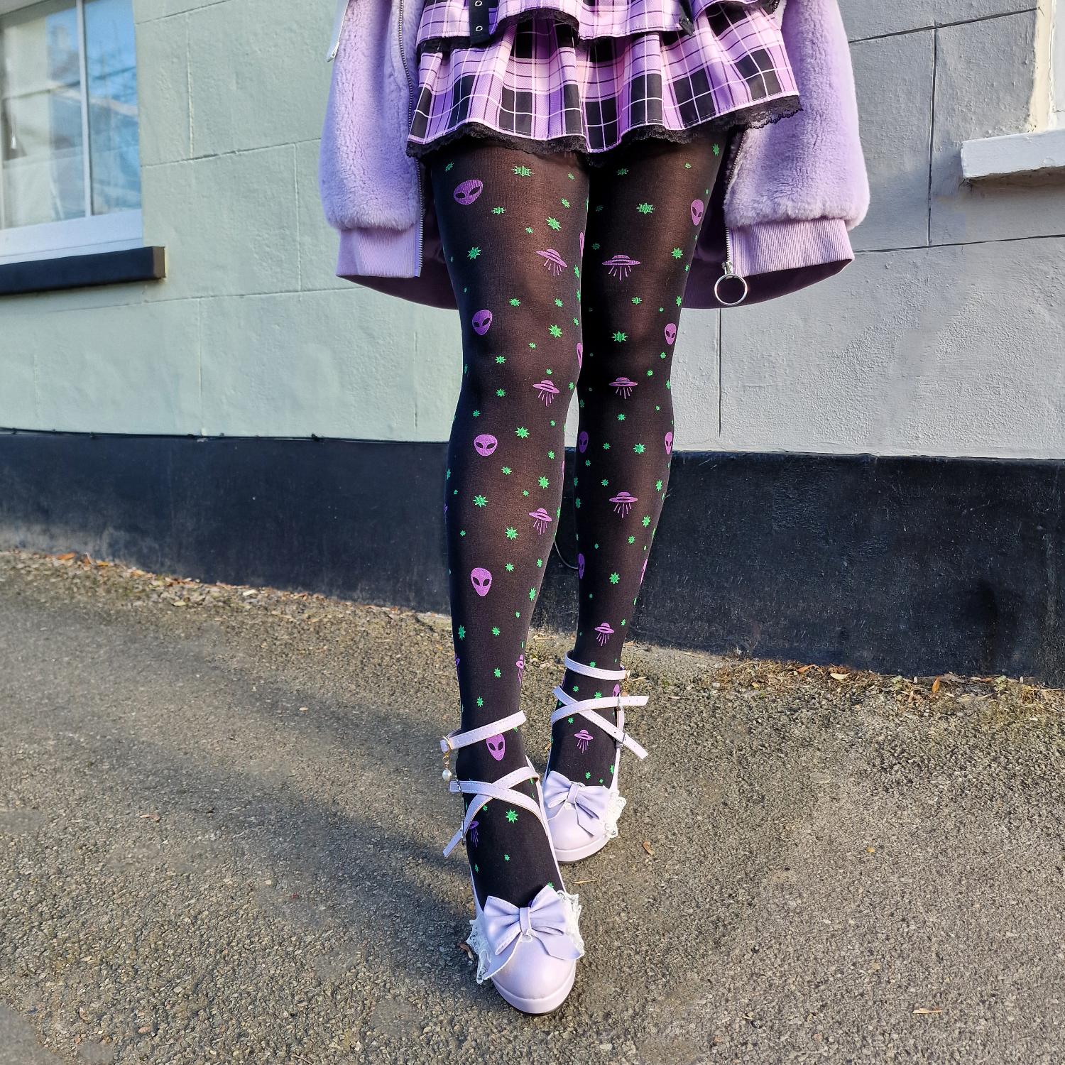 Opaque 80 Den Tights - Aliens – Snag US