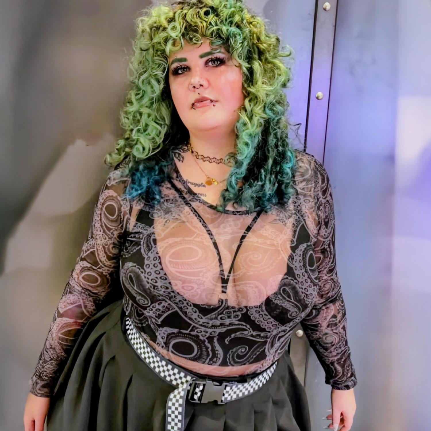 Kraken's Embrace Mesh Top