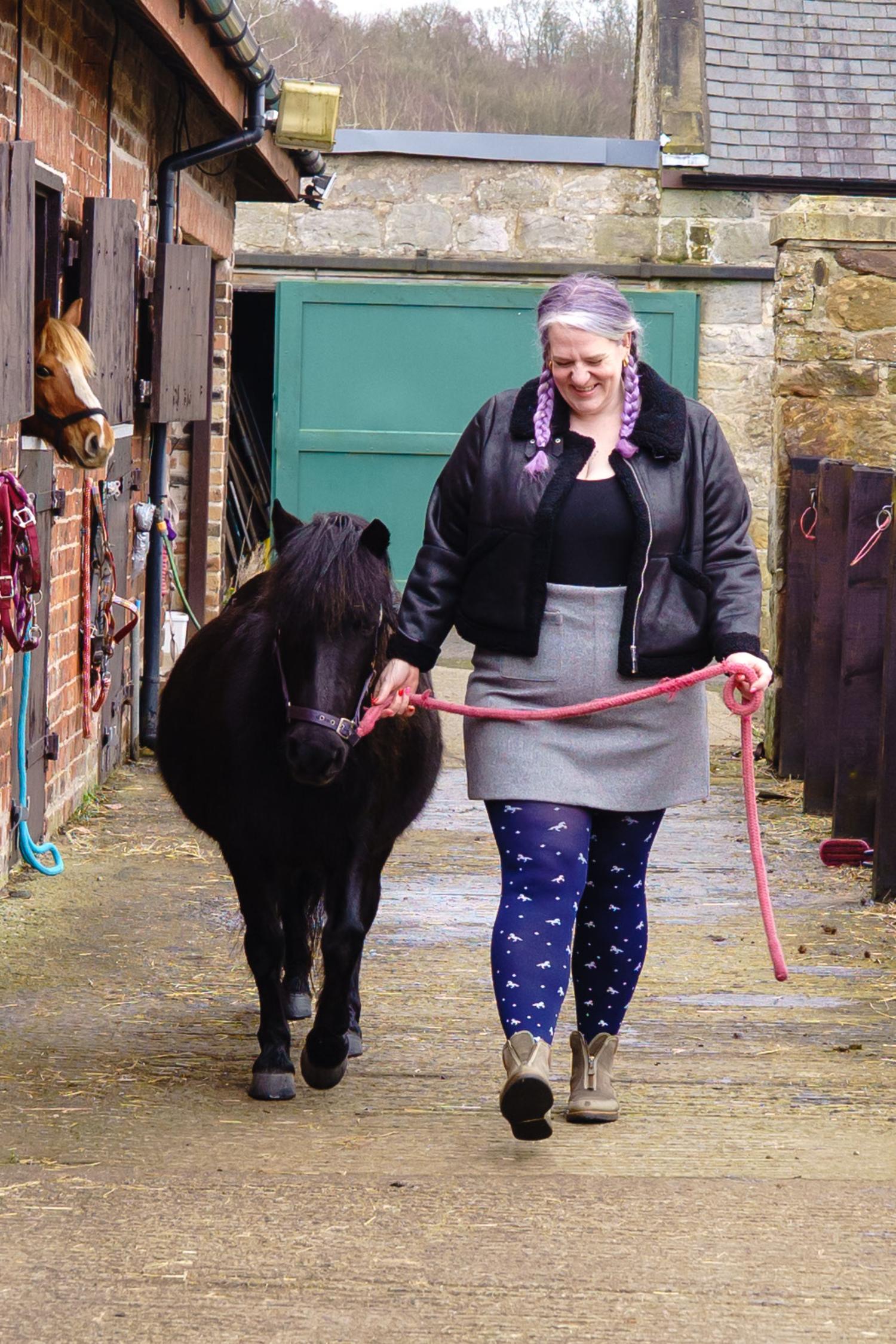 Opaque Tights - Dinky Horses