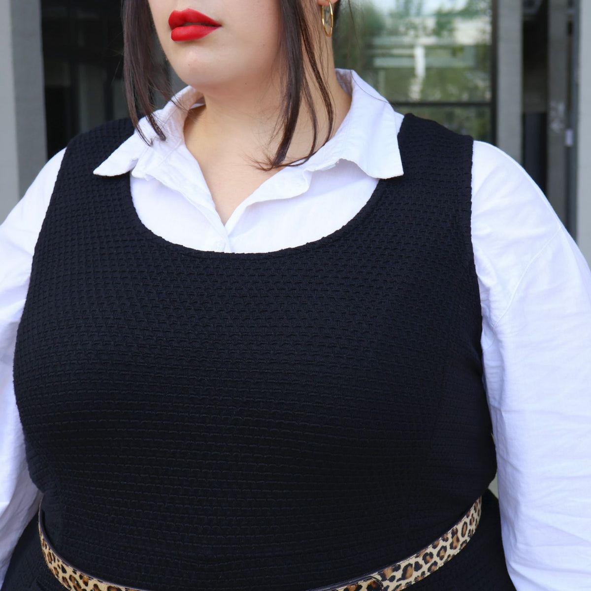 Archean Shift Dress - Black