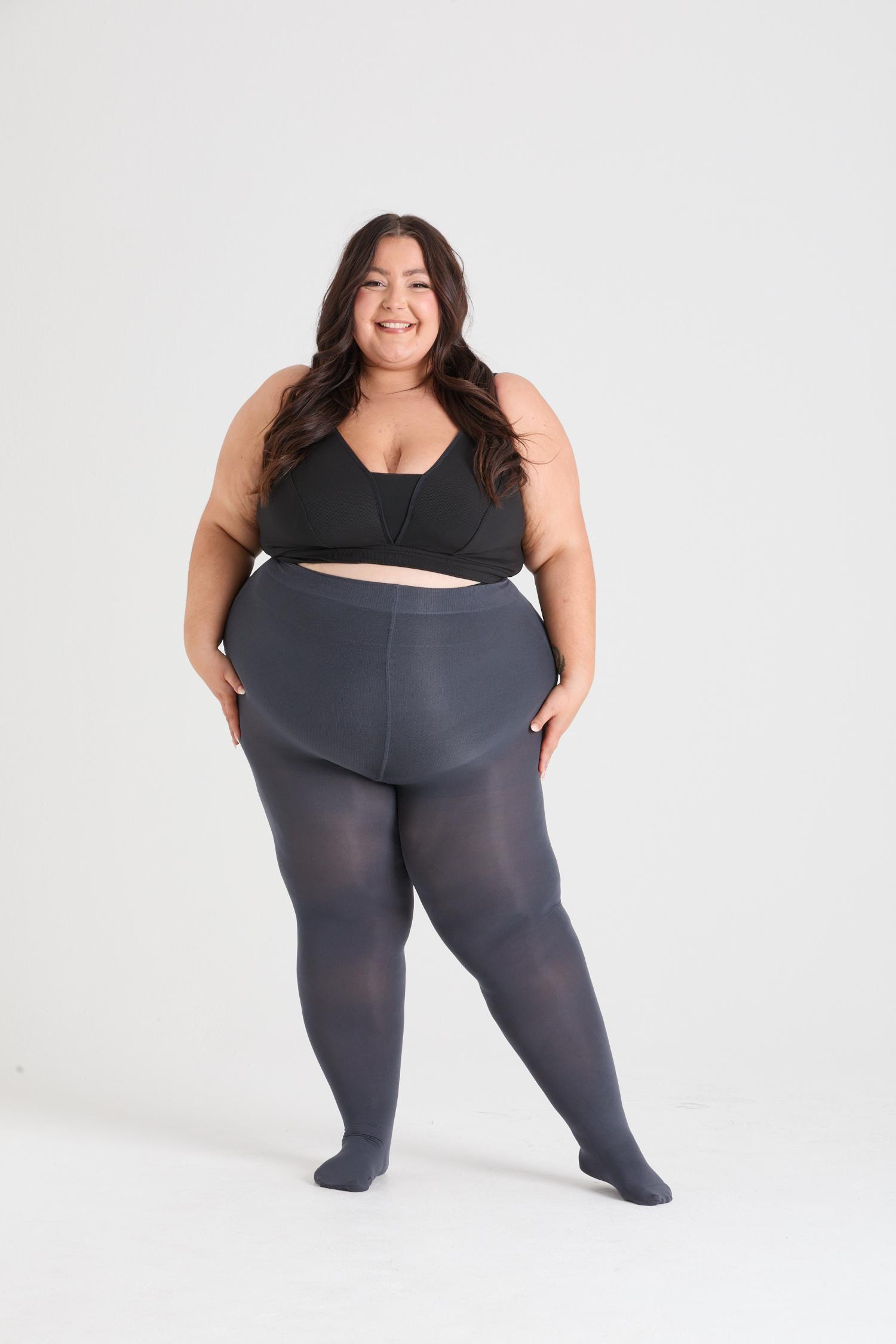 Opaque Tights - Slate - Snag – Snag US