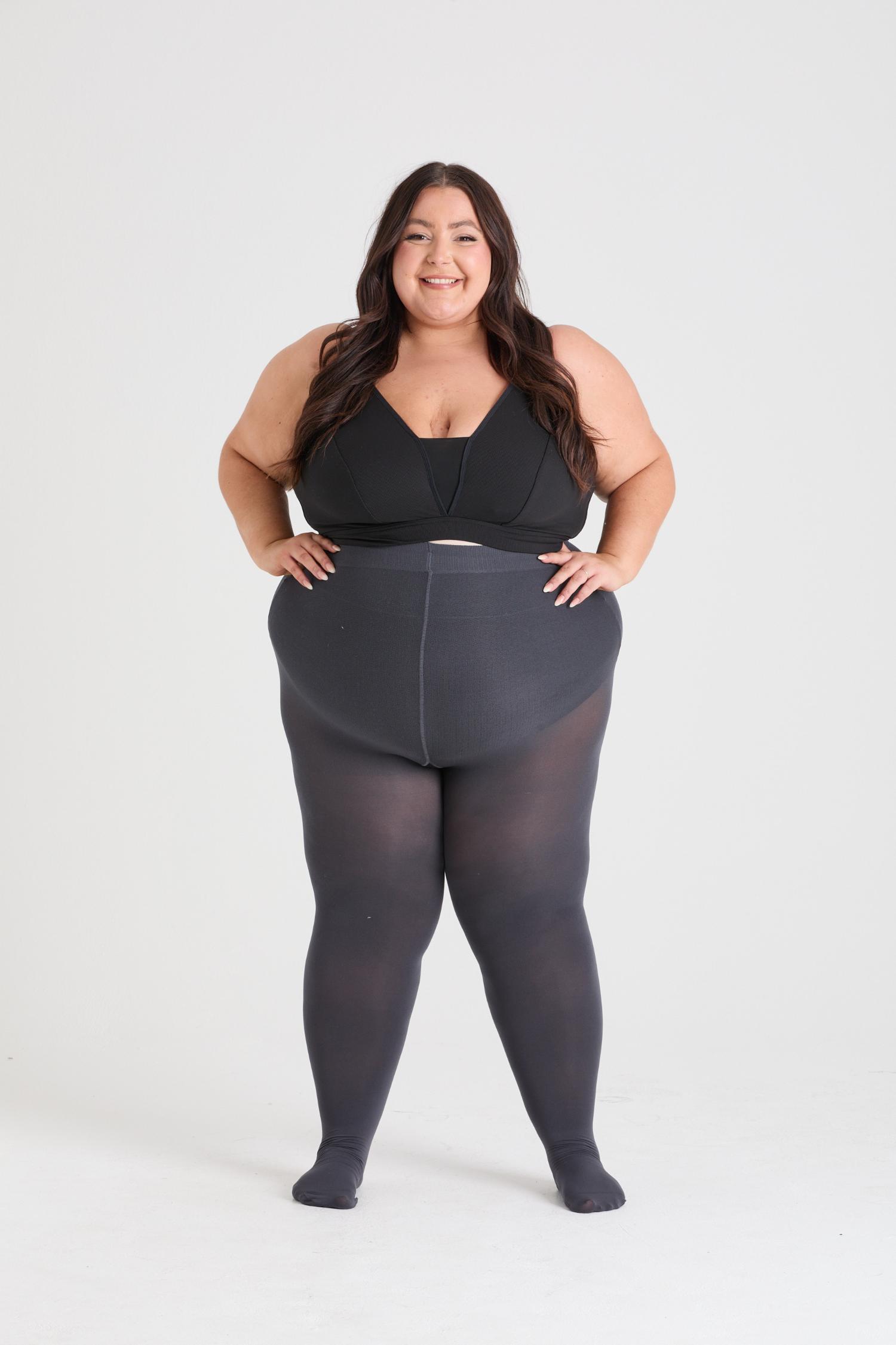 Sustainable Slate Tights - 80 Denier Castor Oil Tights – Snag US