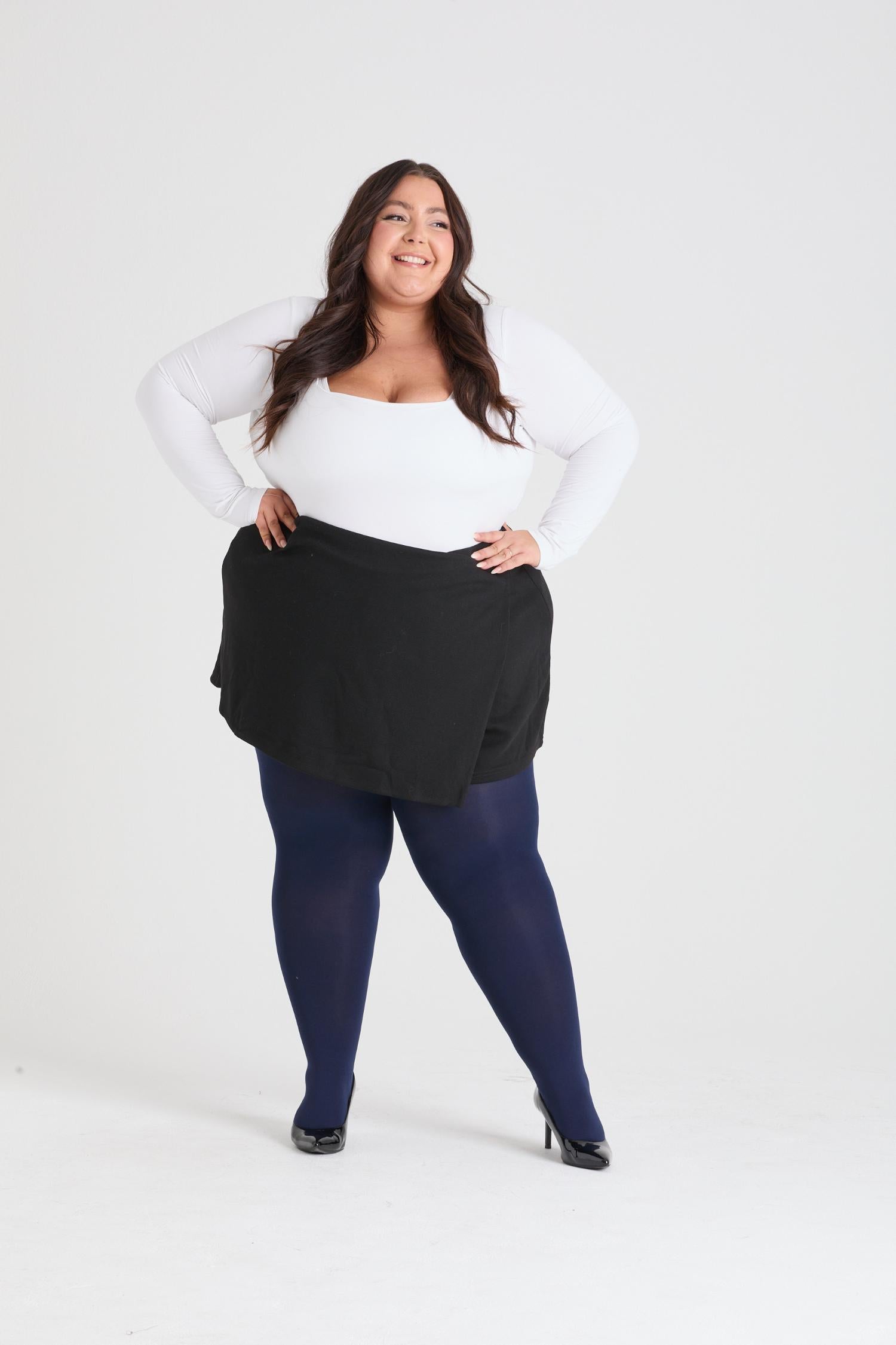 Opaque Tights - Navy - Snag – Snag US