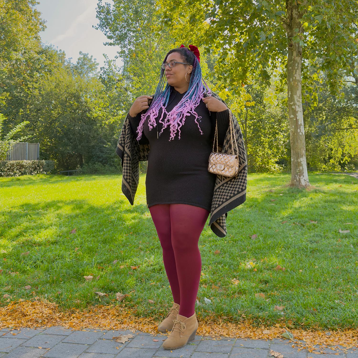 80 Denier Tights in Cherry – Snag US