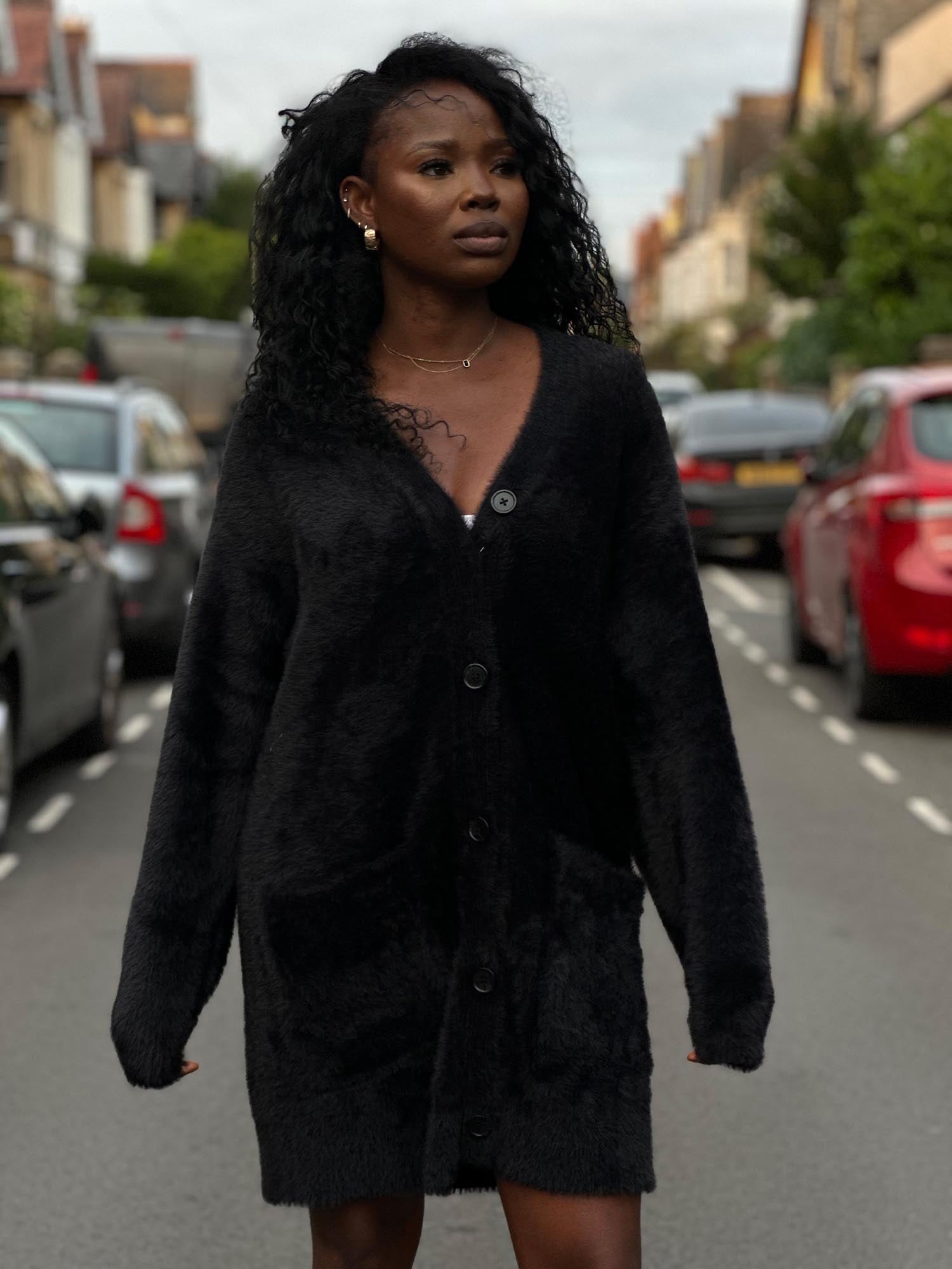 Oversized Fluffy Cardigan | Cosy Knitwear | Snag – Snag US