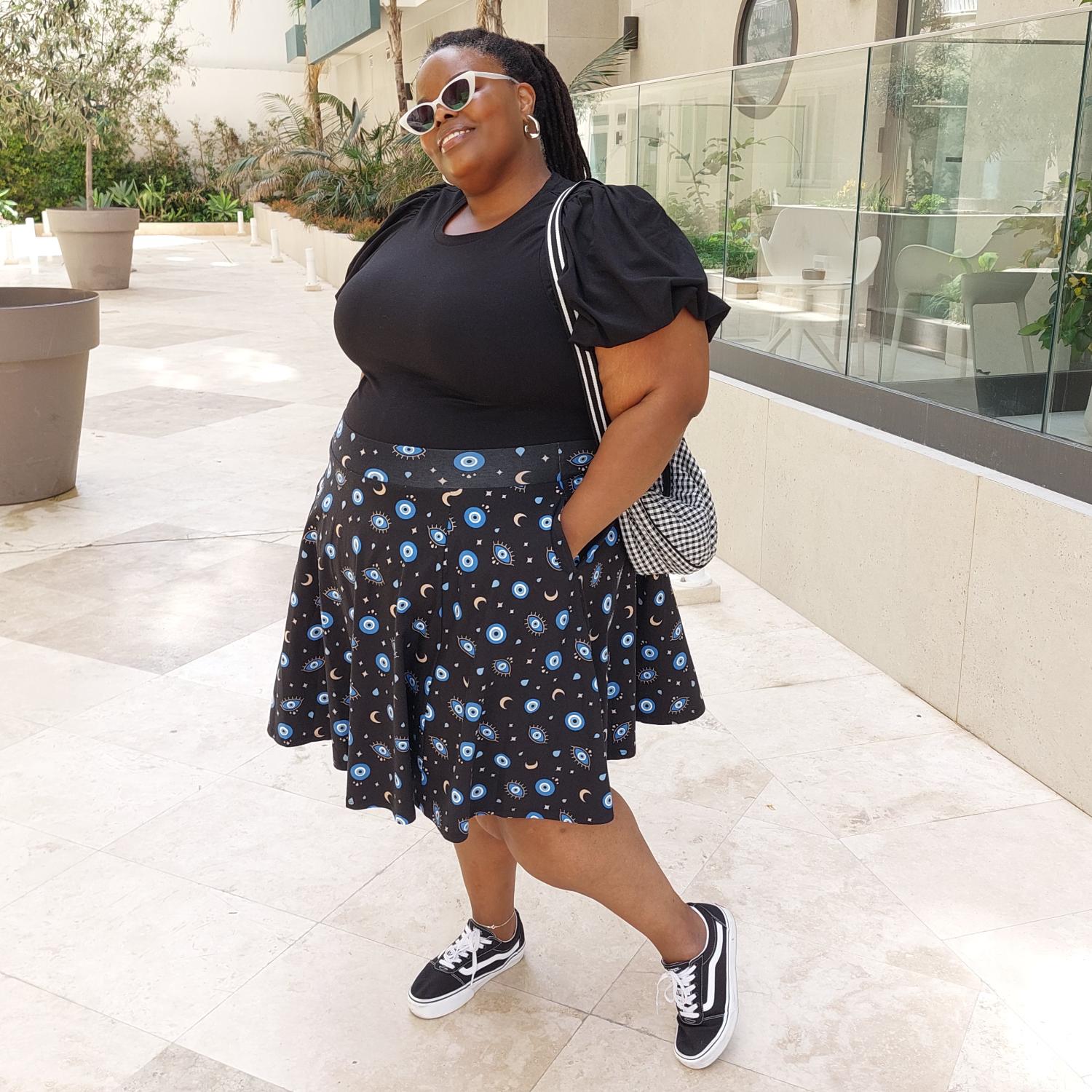 Evil Eye Organic Cotton Flare Skirt | Snag – Snag US