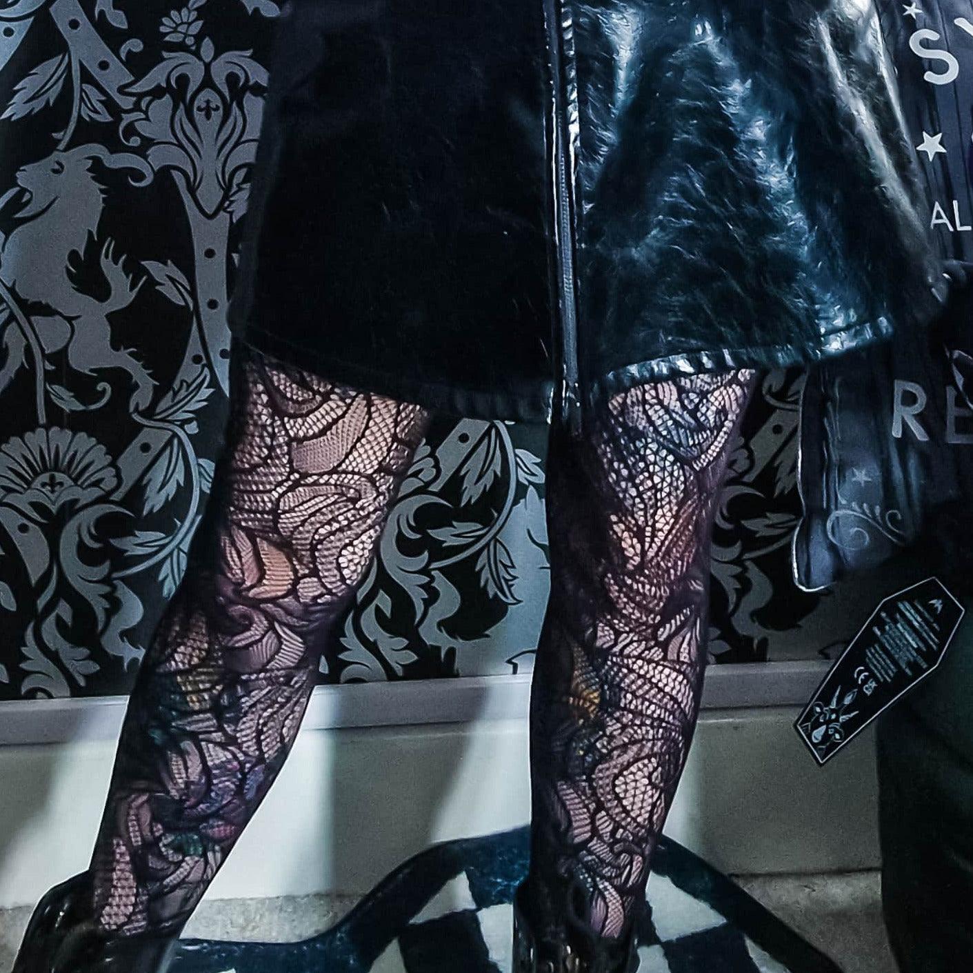 Time Warp Fishnet Tights