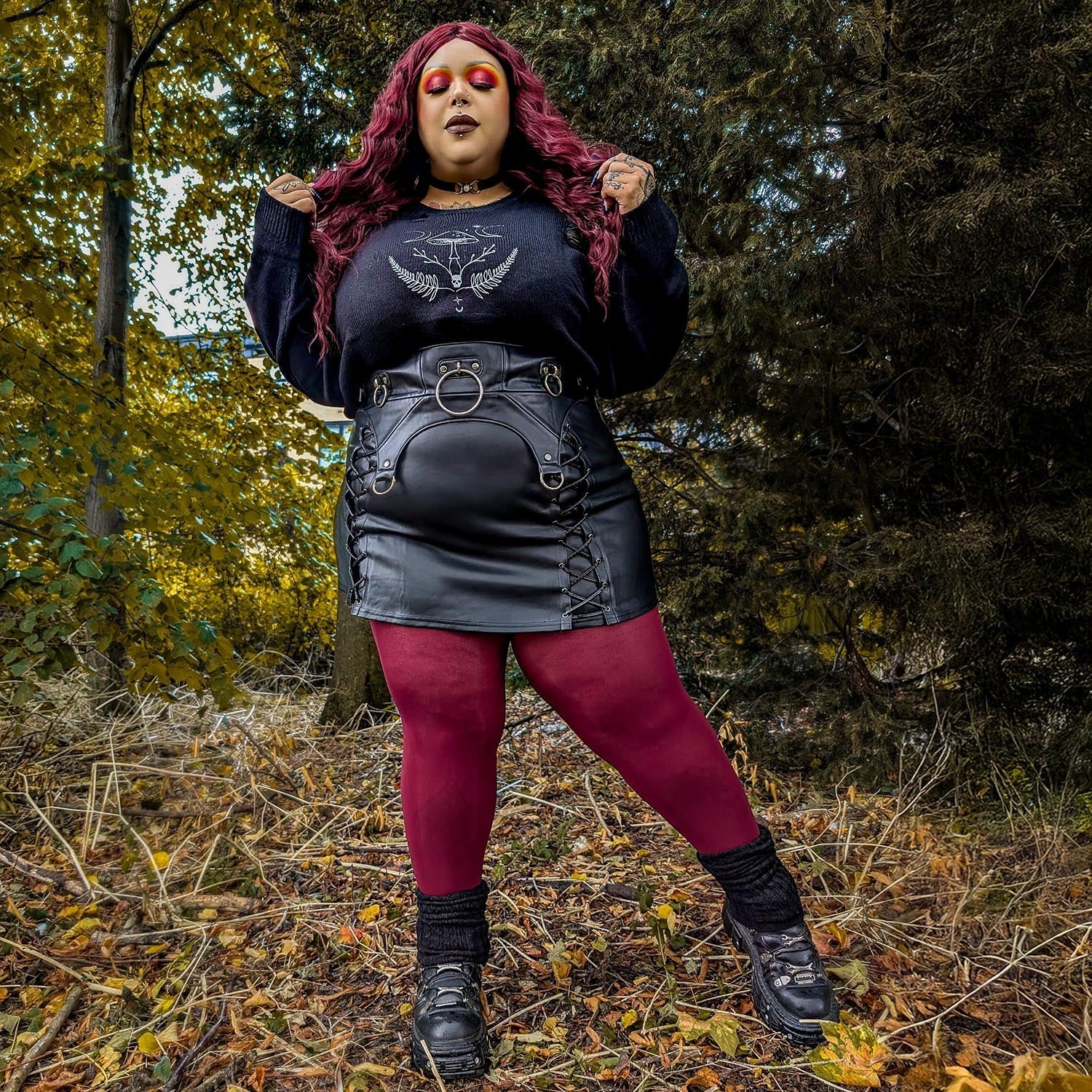 80 Denier Tights in Cherry – Snag US