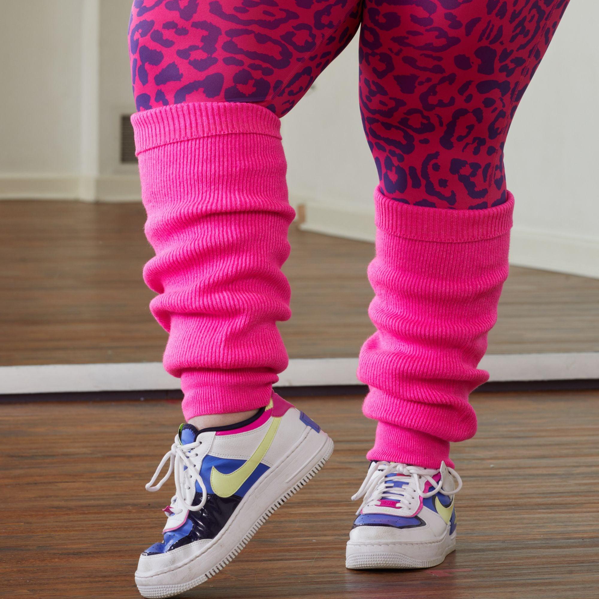  Pink - Women's Leg Warmers / Women's Socks & Hosiery: Clothing,  Shoes & Accessories