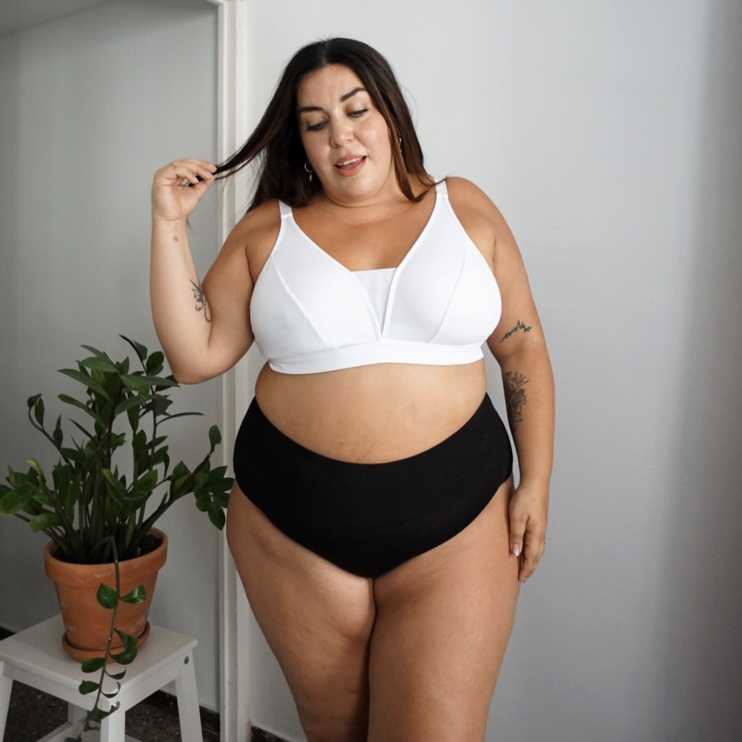 Regular Cup Bra, None Wired - White - Snag