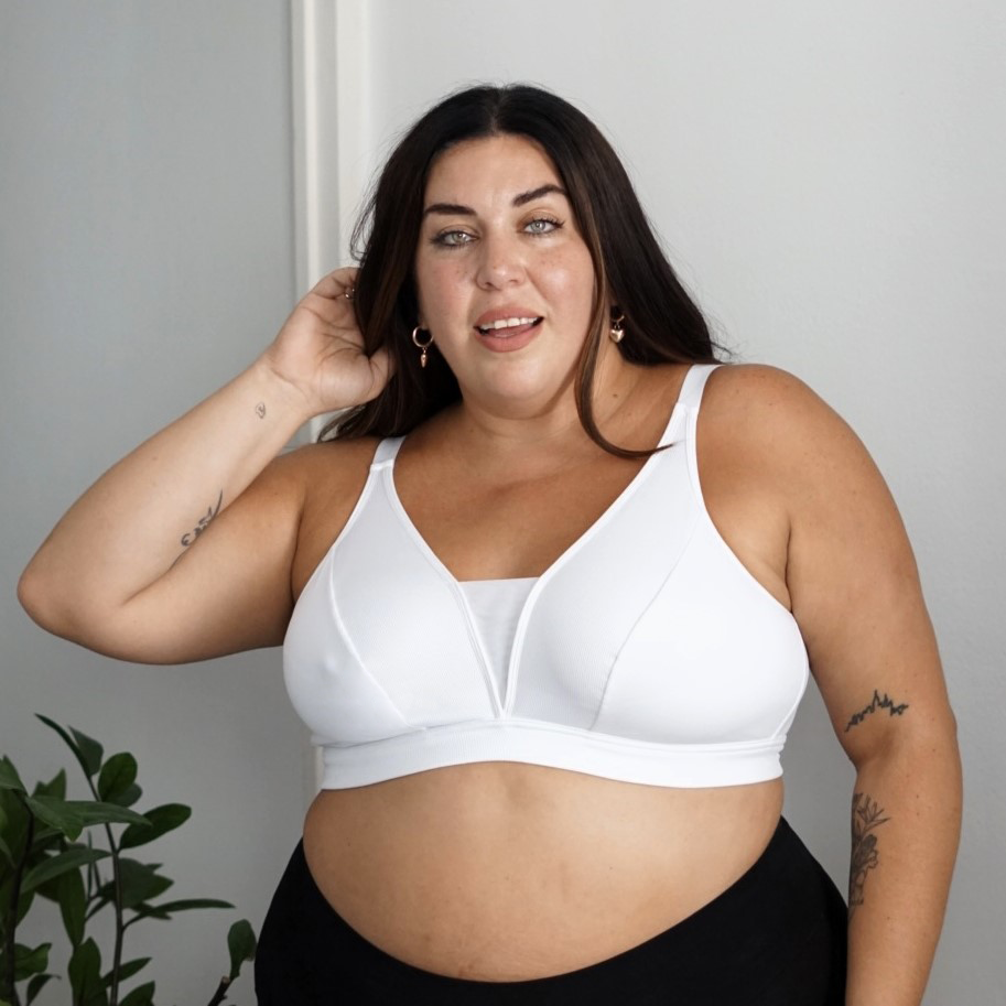 Full Cup Bra, None Wired - White - Snag – Snag US