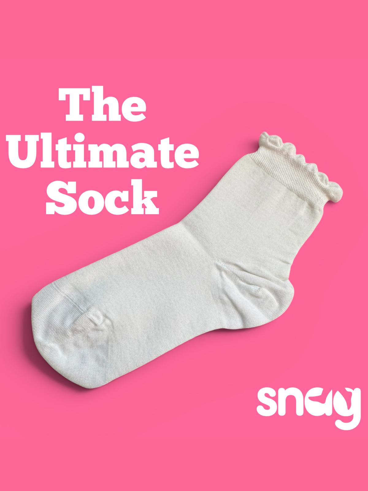 Ultimate Bamboo Ankle Socks - 5 Pairs in White