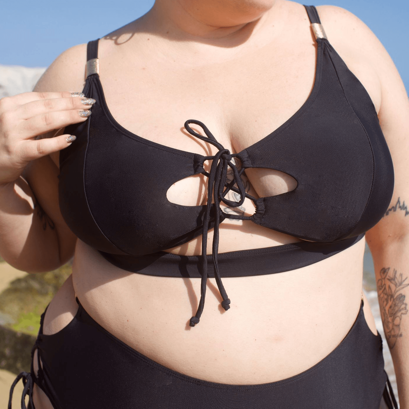 Size 6 top bikini top
