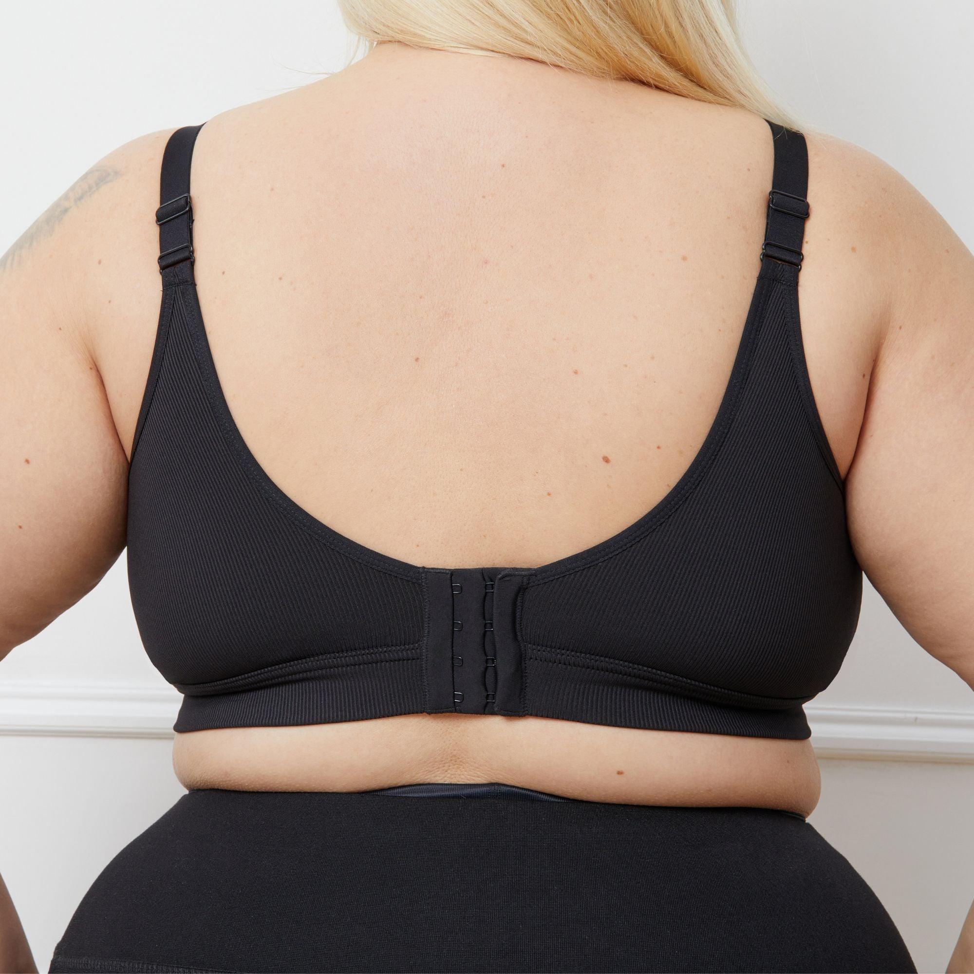 Everyday Ribbed Bra - Black - Tights & Clothes In Sizes 1-34