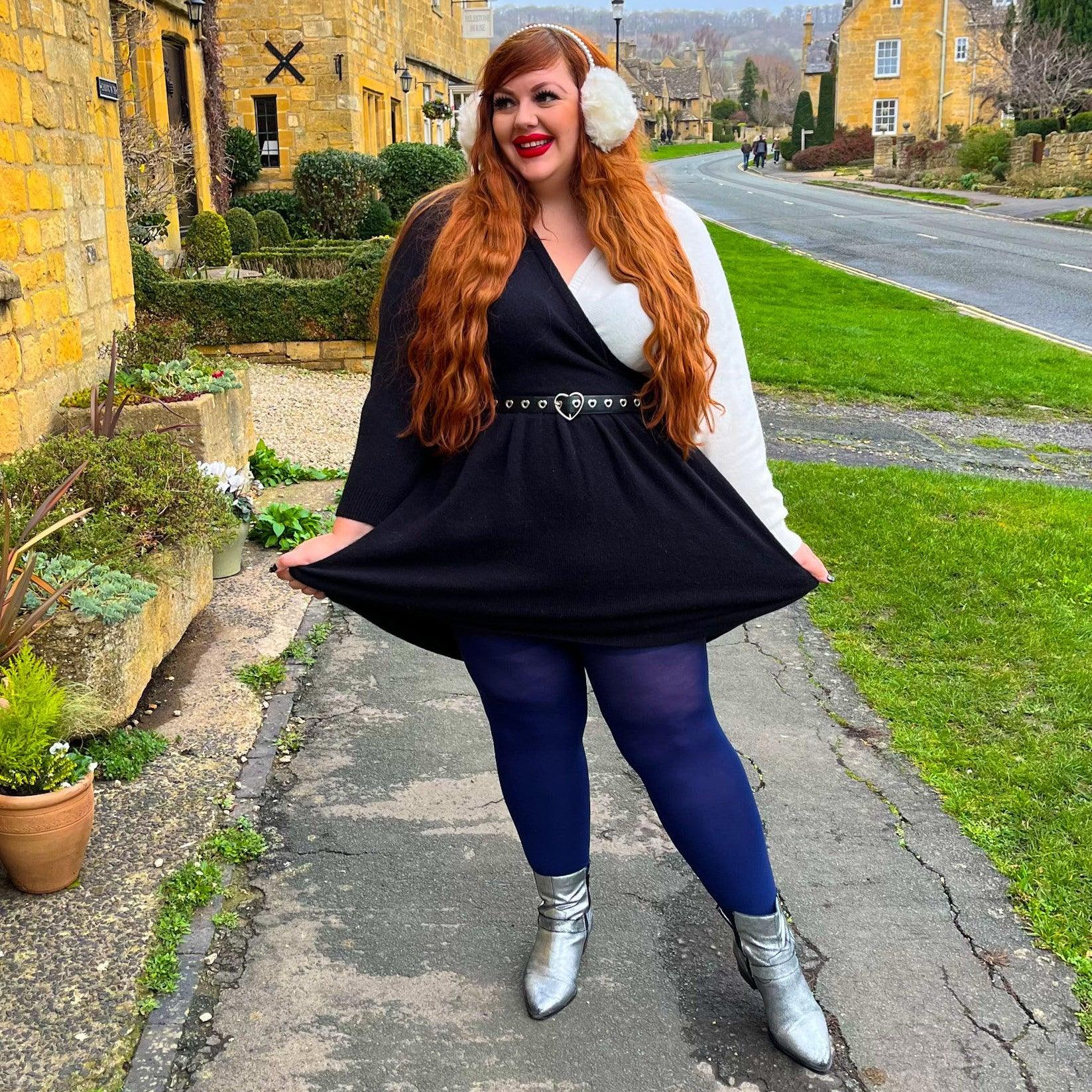» Colourful Plus Size Tights with Snag Tights