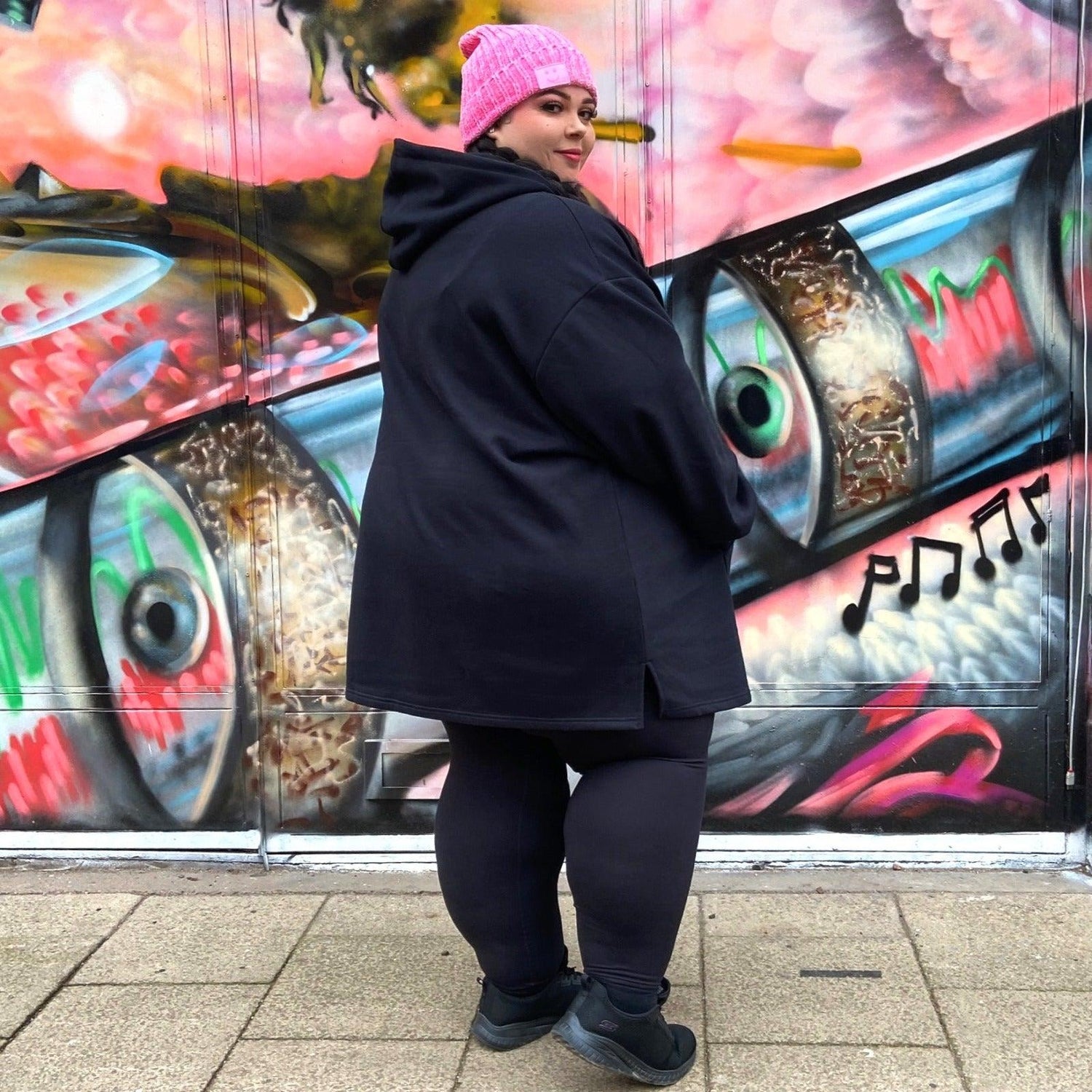 Longline Hoodie - Black - Snag