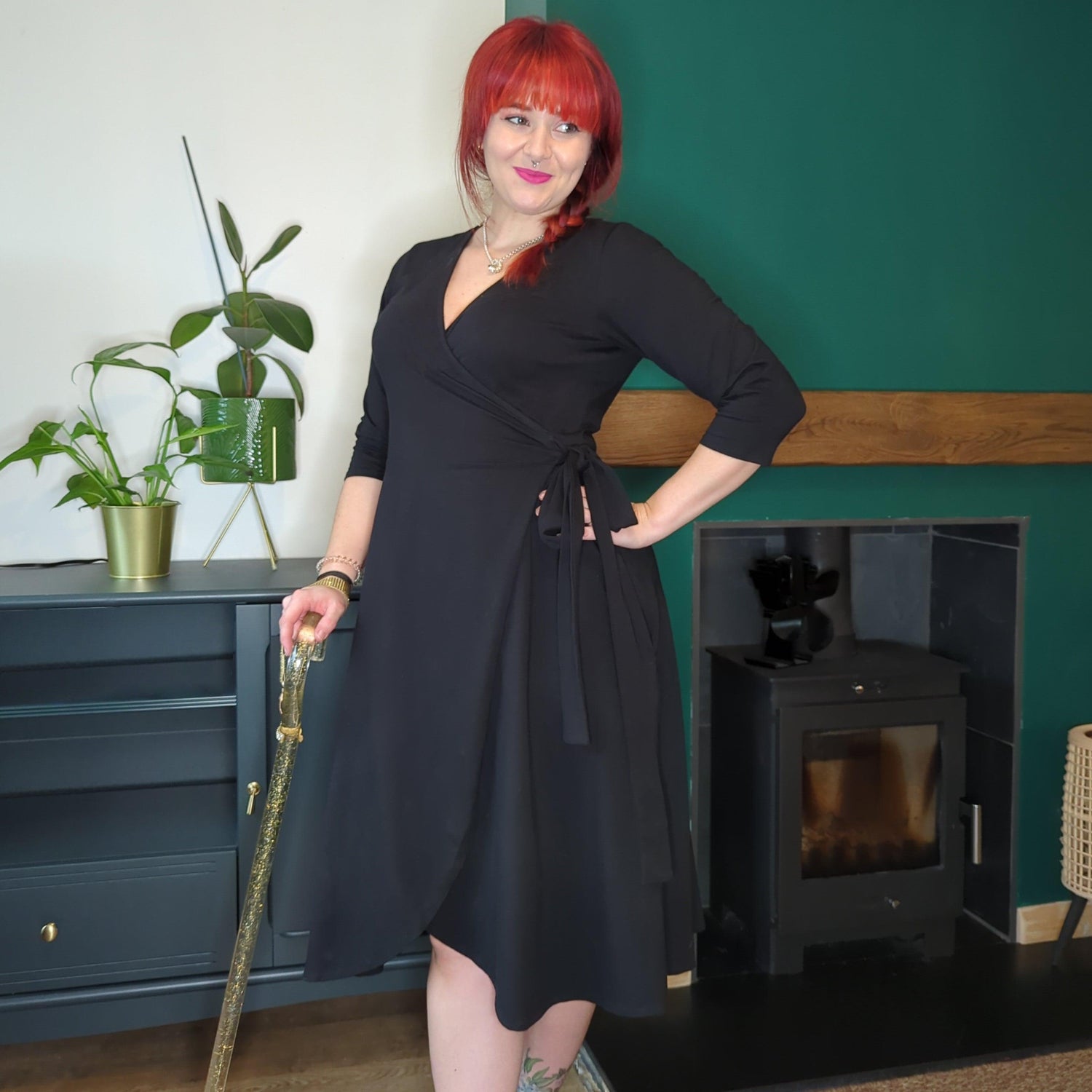 Wrap Dress - Black