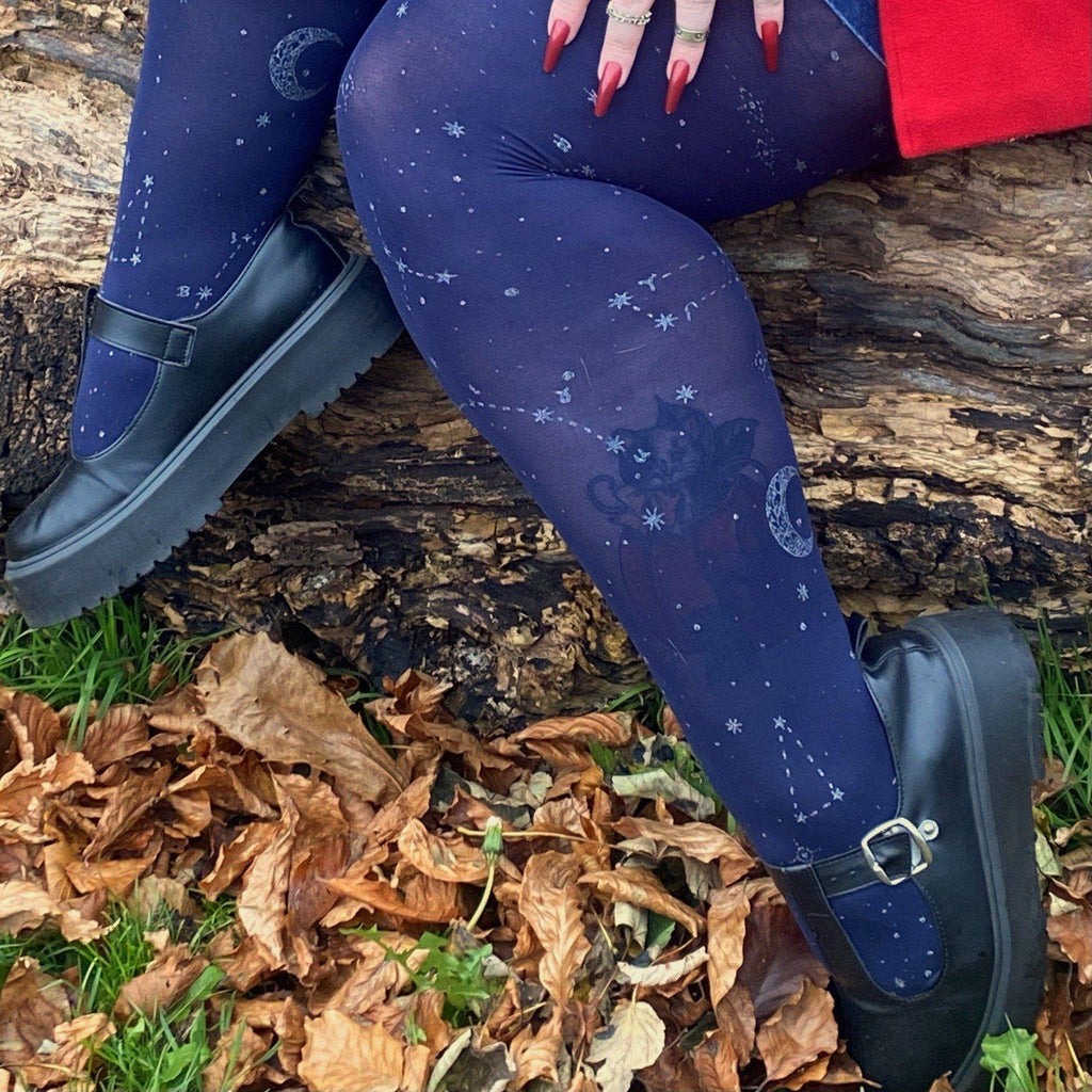 Tights - Opaque Tights - All Hallows Eve