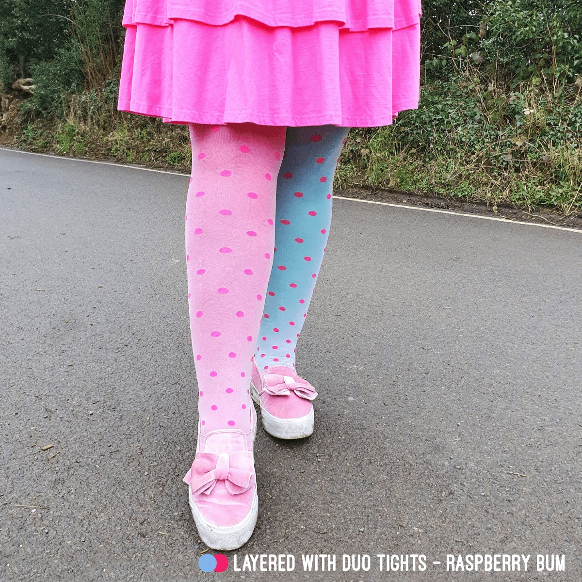 Colorful polka dot tights hot sale