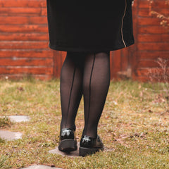 Tights - Semi Opaque Tights - Pin Up