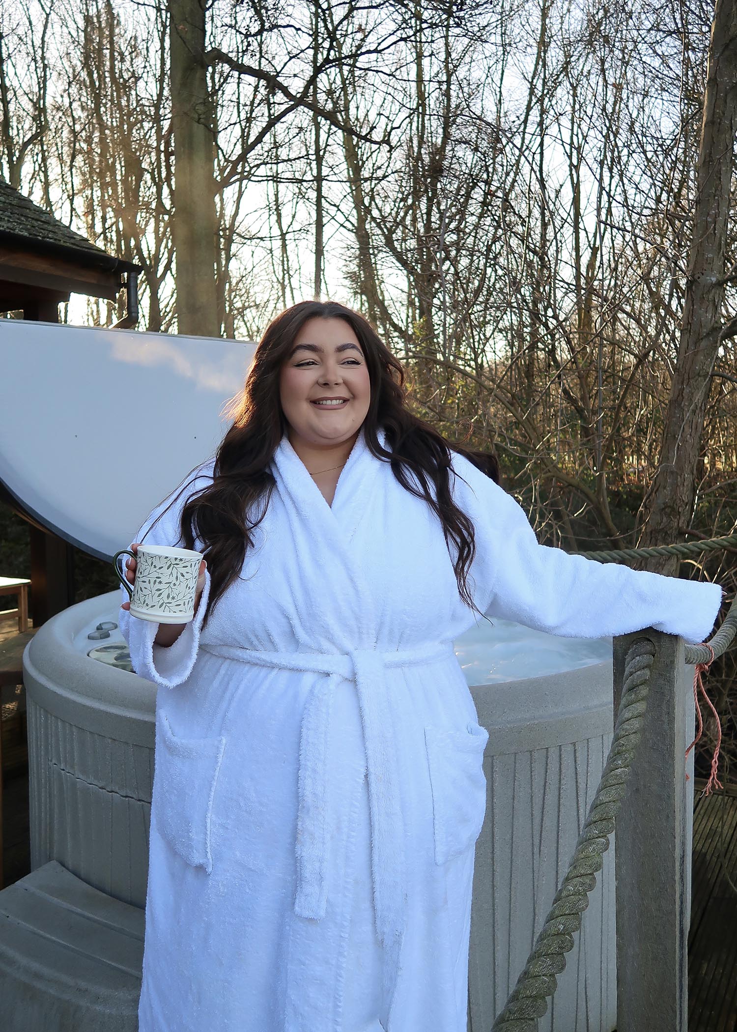 Luxury Large Bath Robe in White - Snag – Snag US