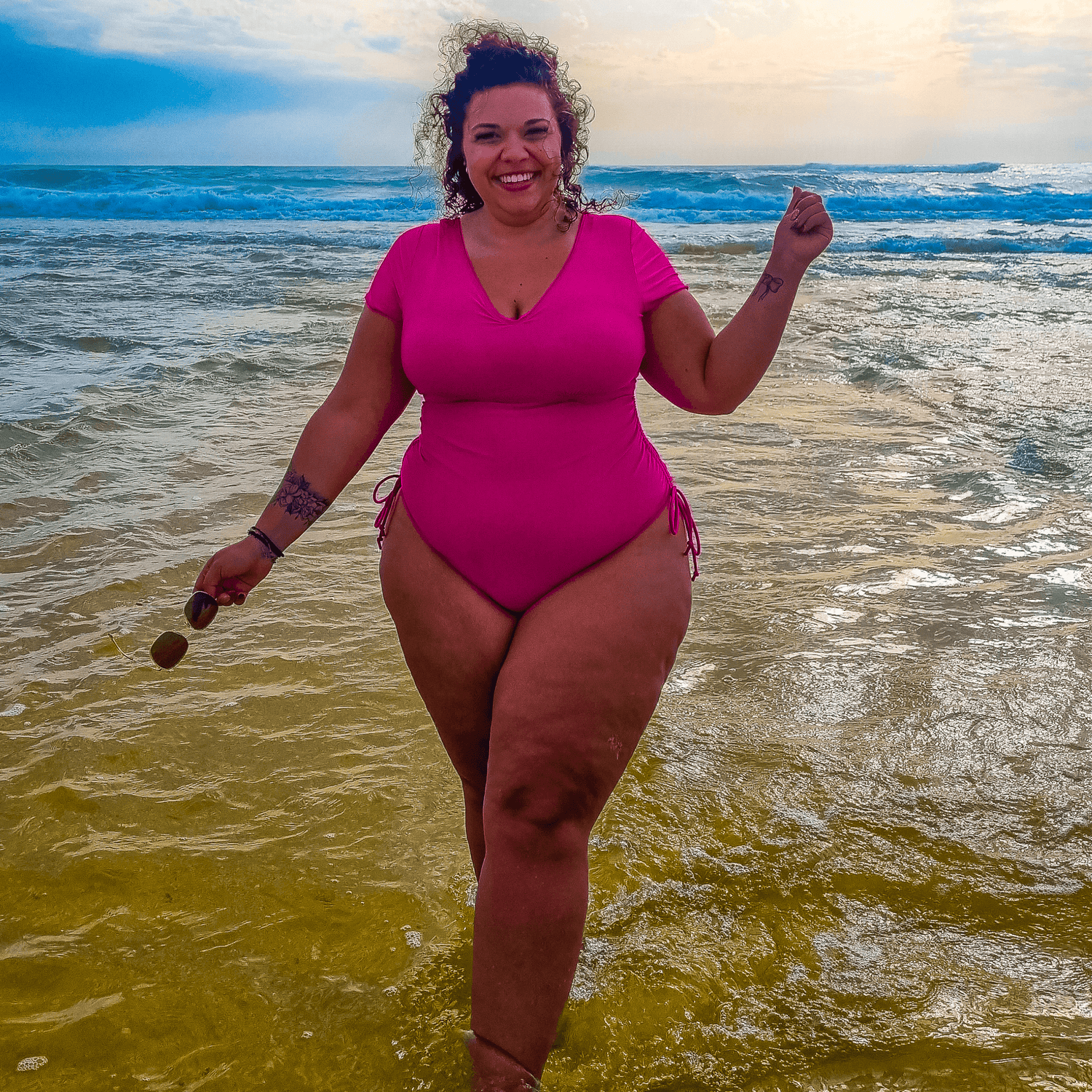 Show me the money Swimsuit - Hot Pink - Snag