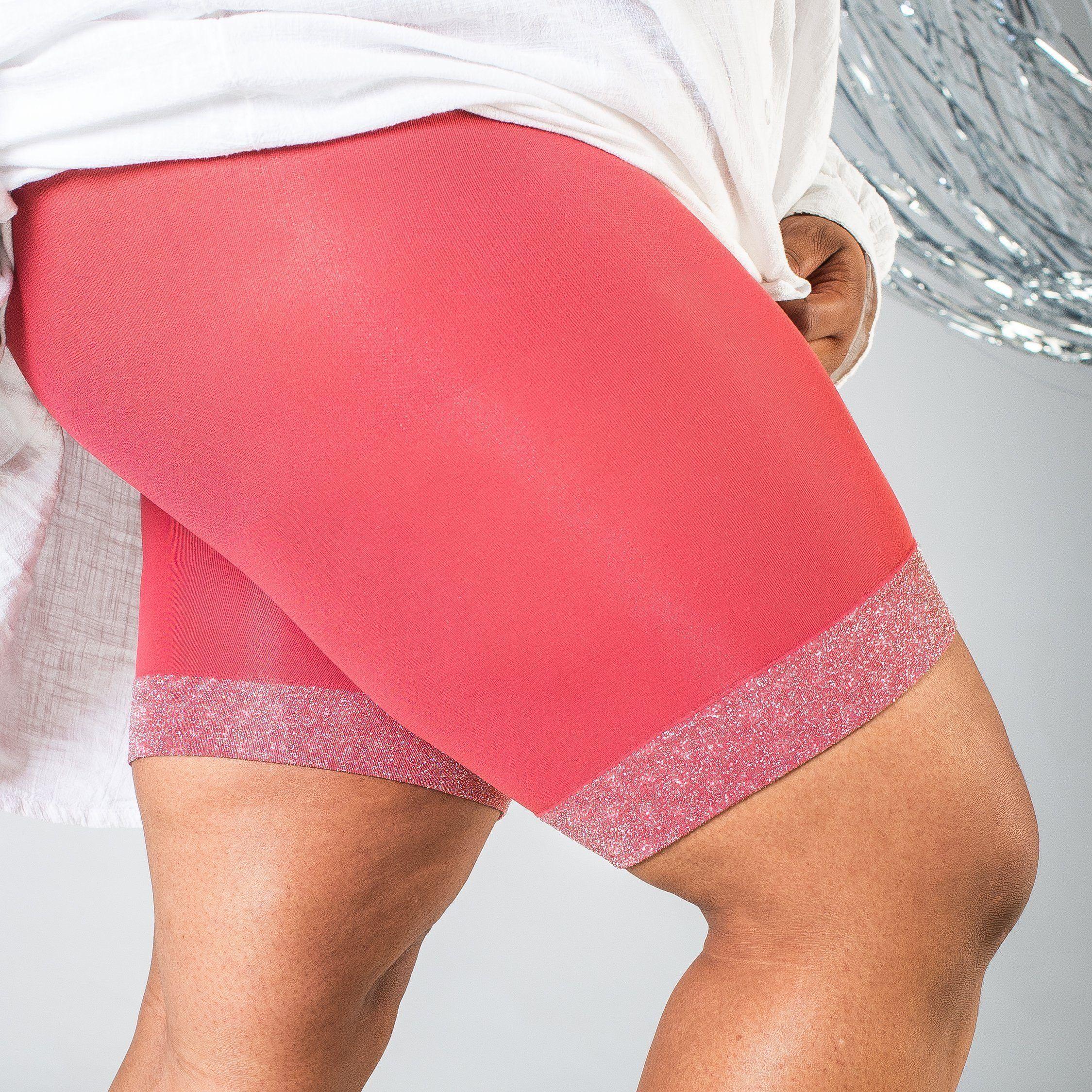 Stay Cool Chub Rub Lurex Shorts - Hot Toddy – Snag US