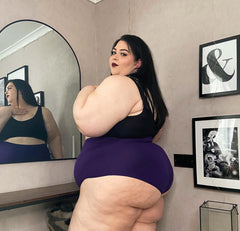 Super High Waist Knickers - Suffragette Purple - Snag