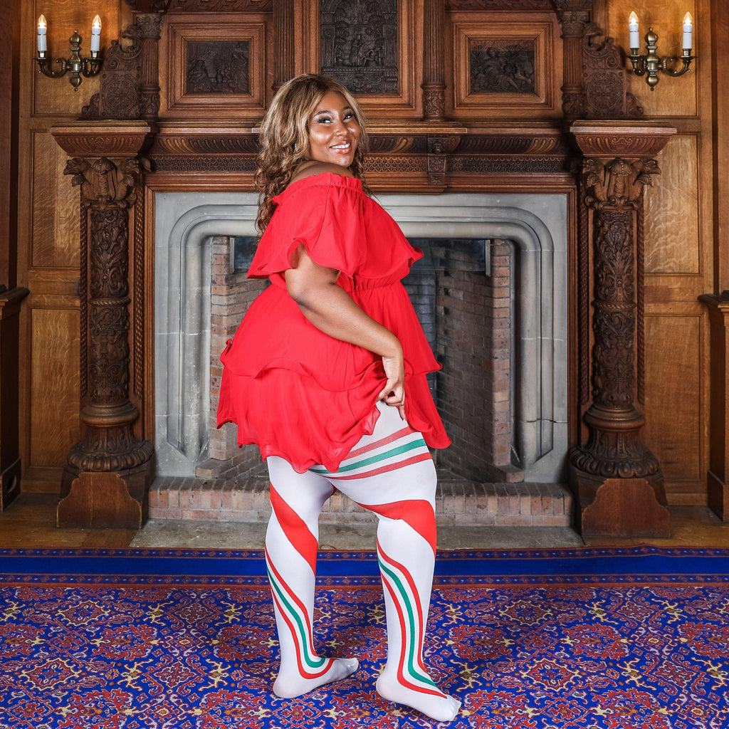 Tights - Super-Opaque Tights - Treat Yo'Elf