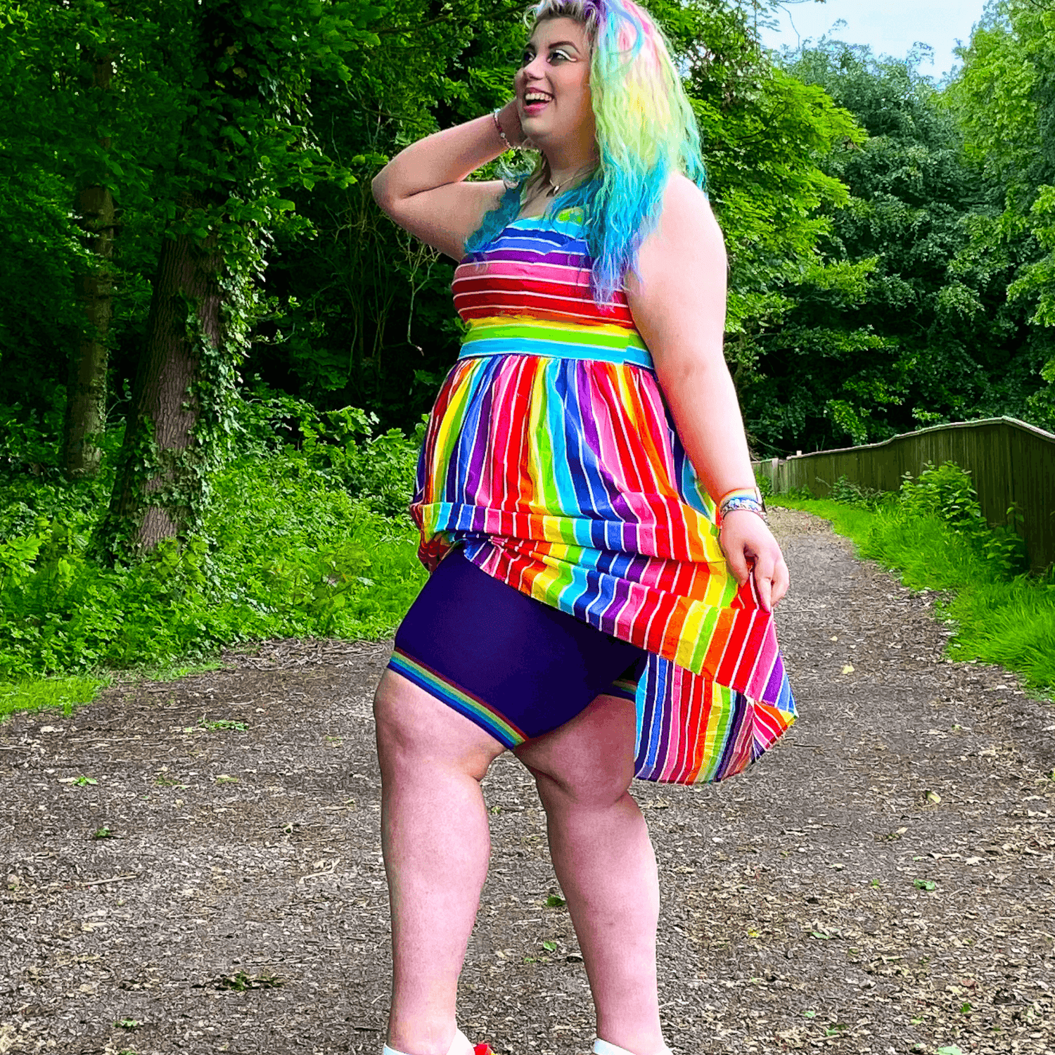 Stay Cool Chub Rub Shorts - Pride - Human Nature