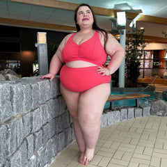 There Can Be Only One Bikini Top - Coral - Snag