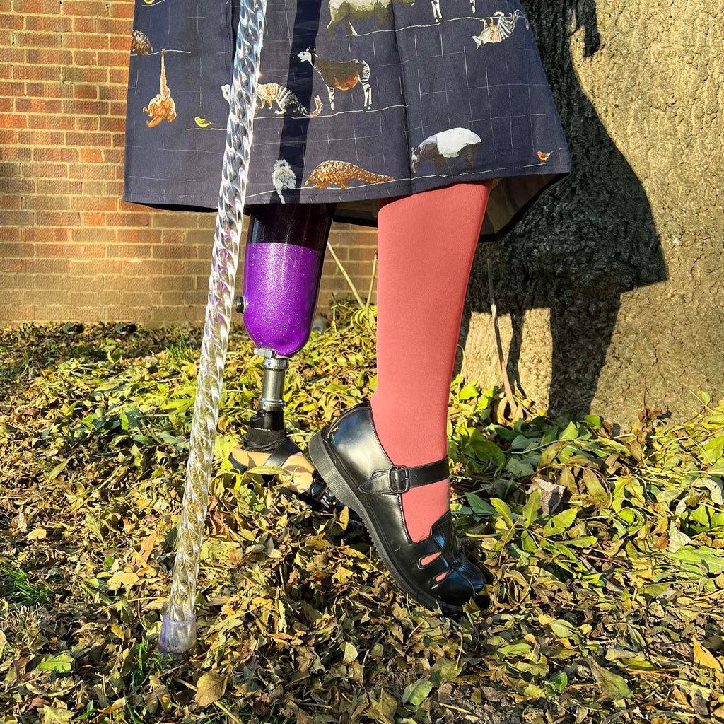 LE Tights - Super-Opaque Tights - Salmon