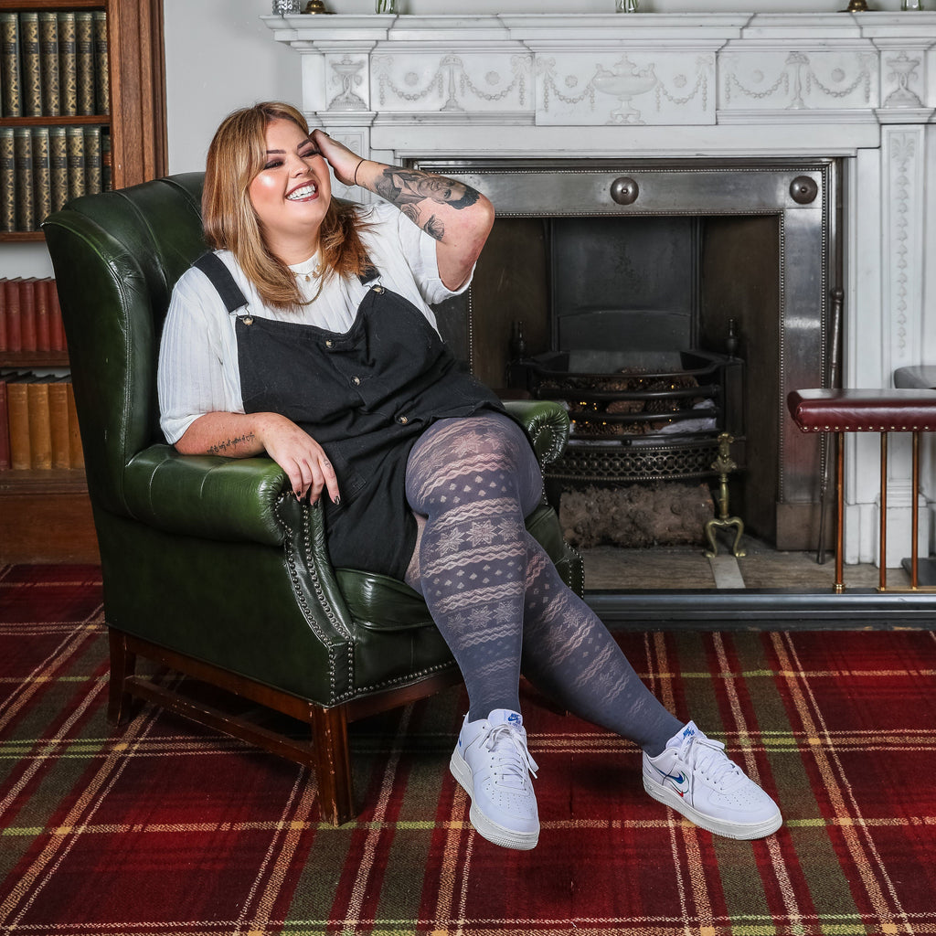 Tights - Opaque Cosy Tights - Slate
